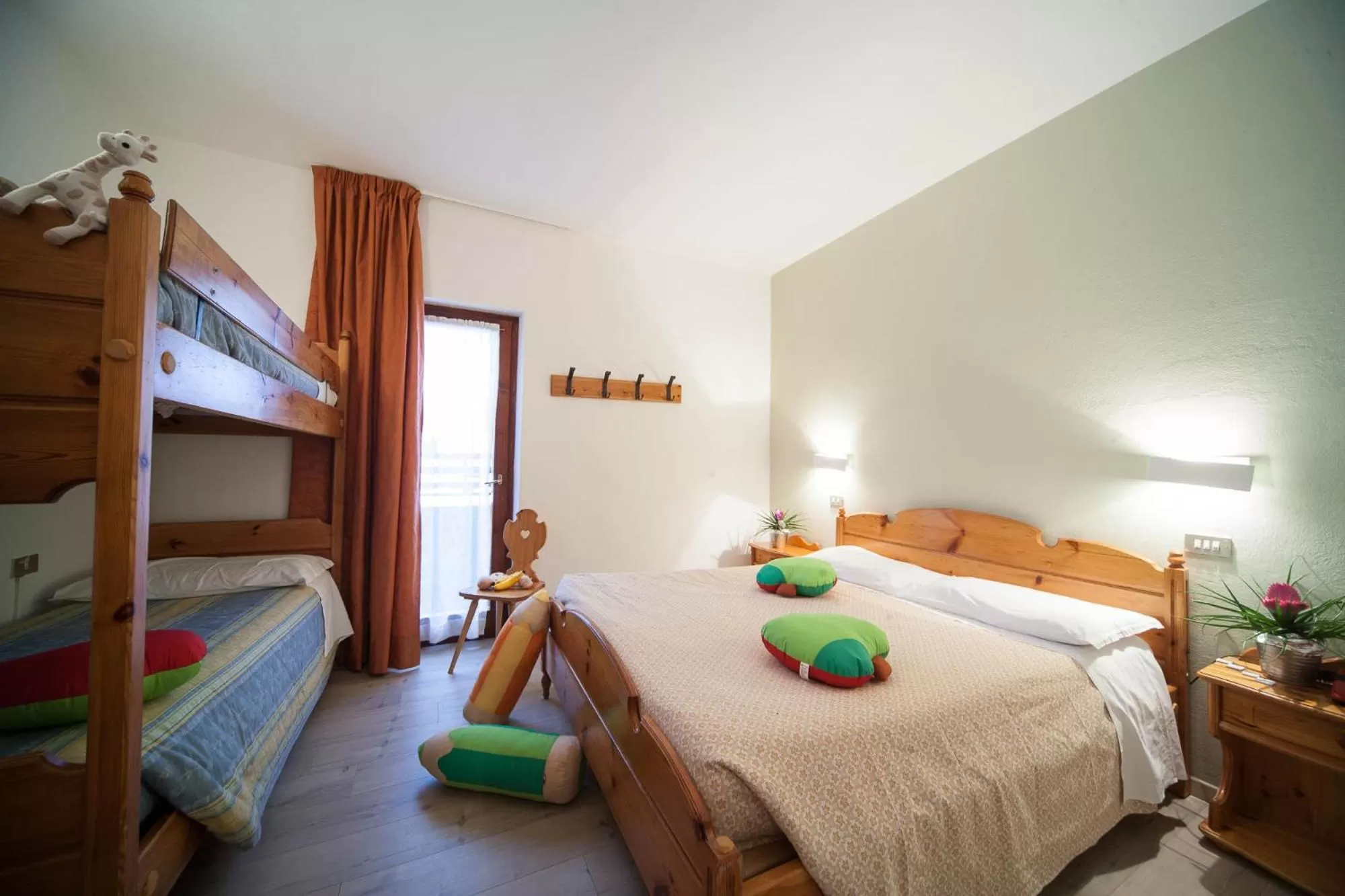 Bed in Hotel Villaggio Nevada