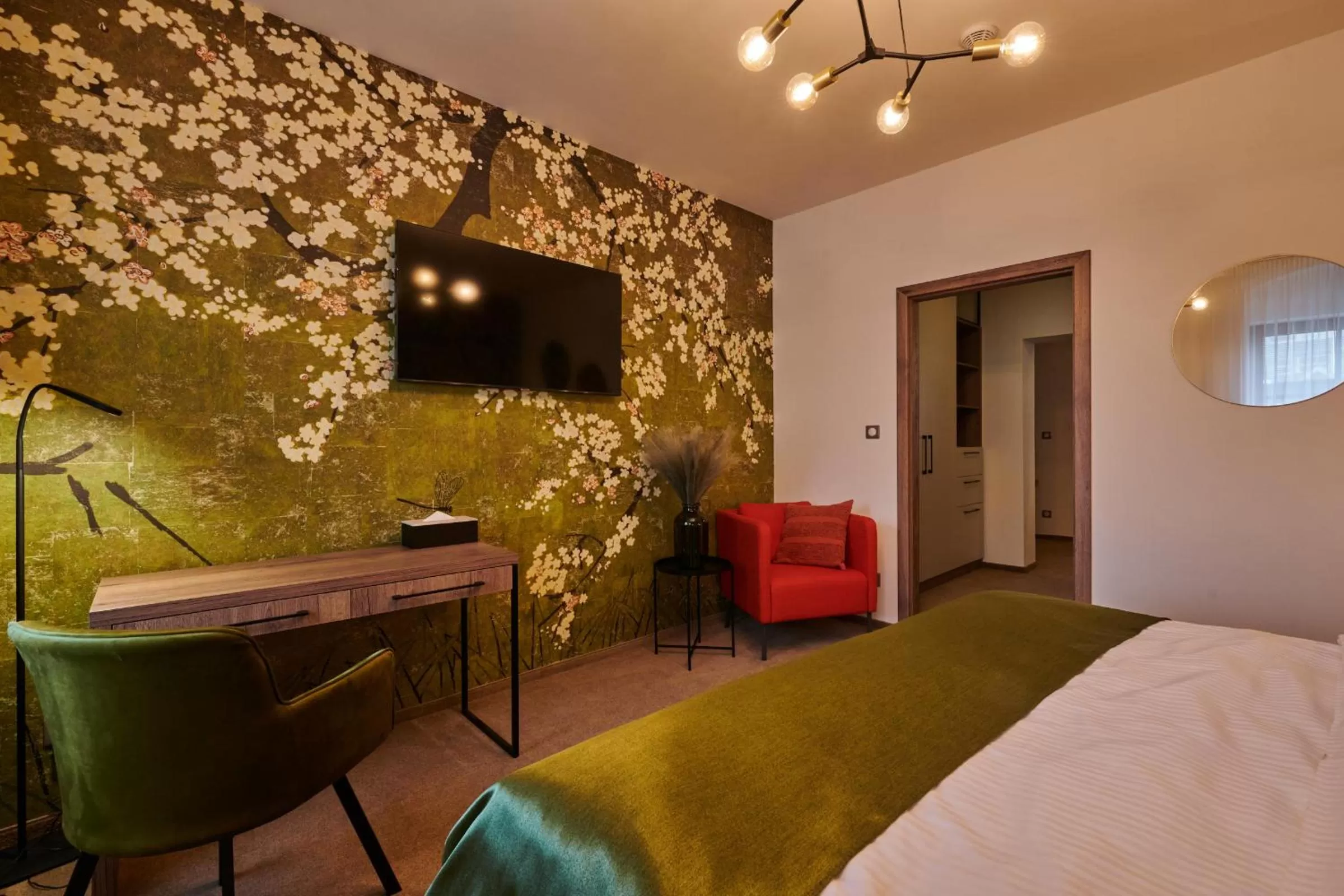 TV and multimedia, Bed in Hotel Alfréd a Hermína