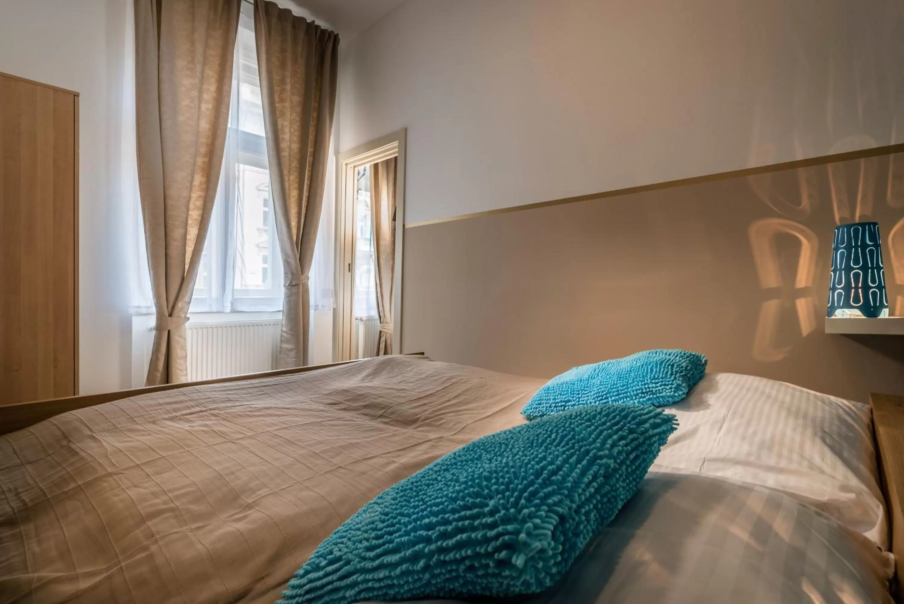 Bedroom, Bed in Legerova 33 Apartments