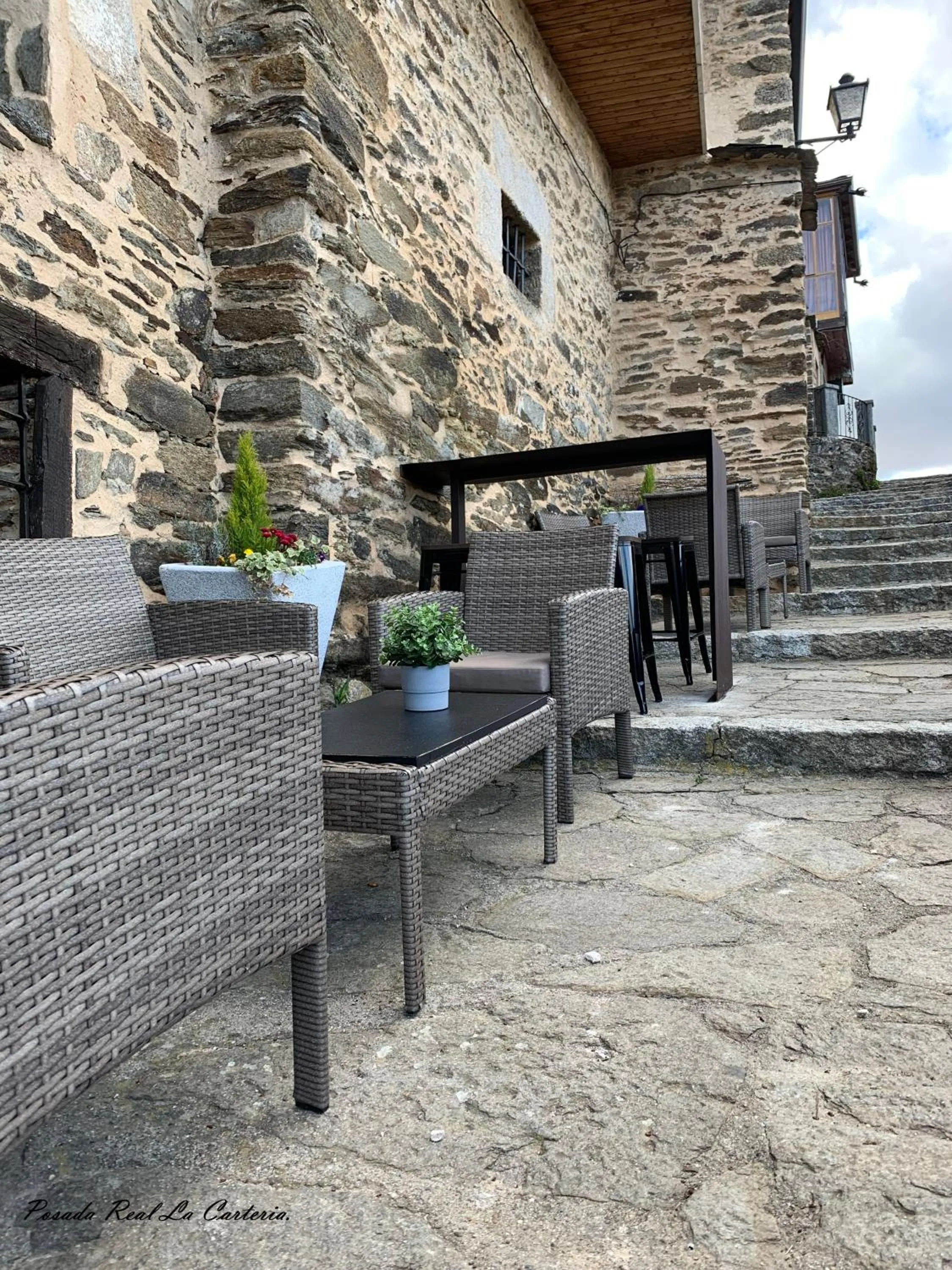 Balcony/Terrace in Posada Real La Carteria