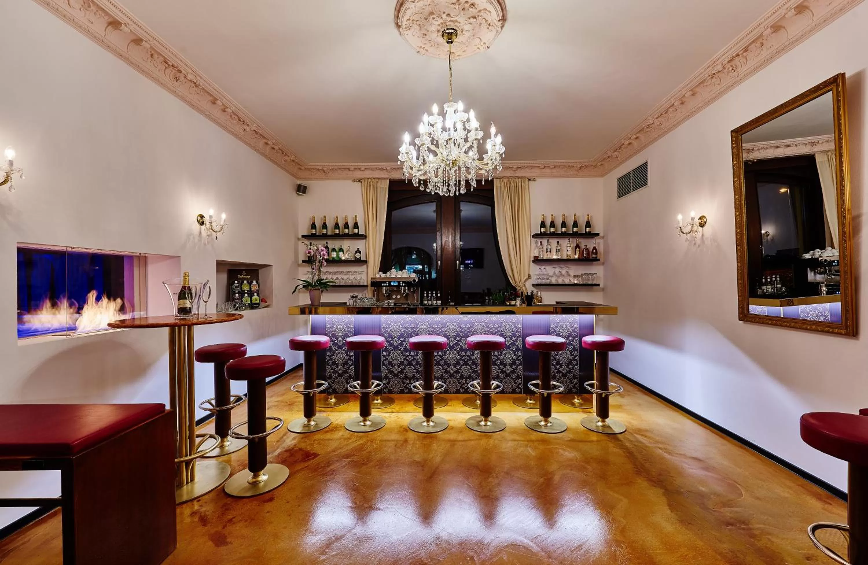 Lounge or bar in Villa Boutique Hotel