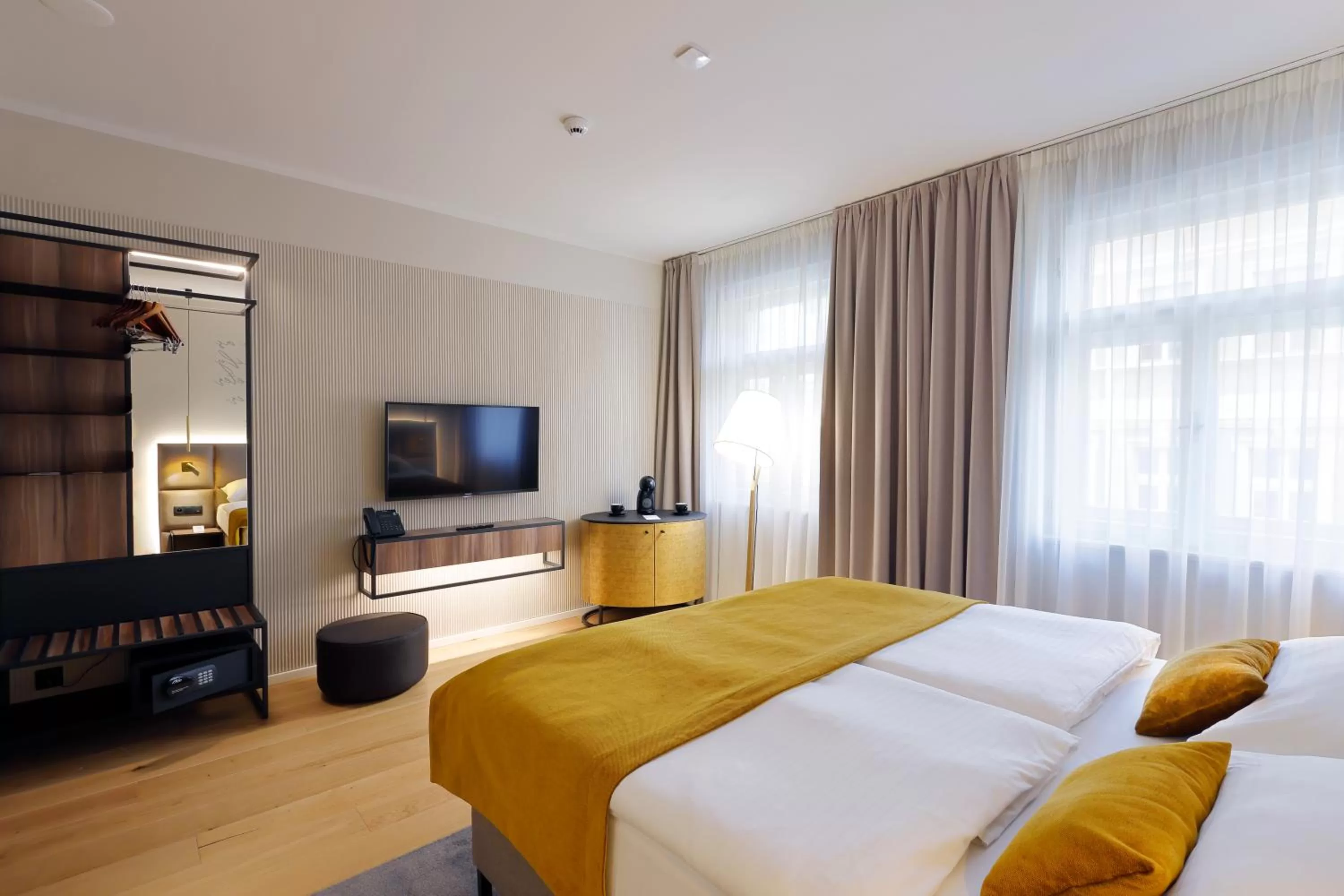 Bed in Hotel Prokop Square