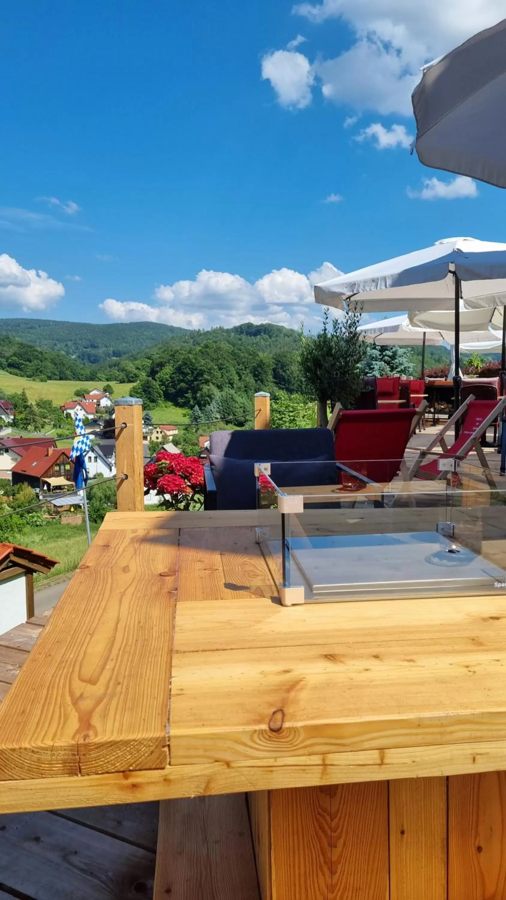 Swimming Pool in Landhaus Talblick- Boutique Hotel Bed and Breakfast