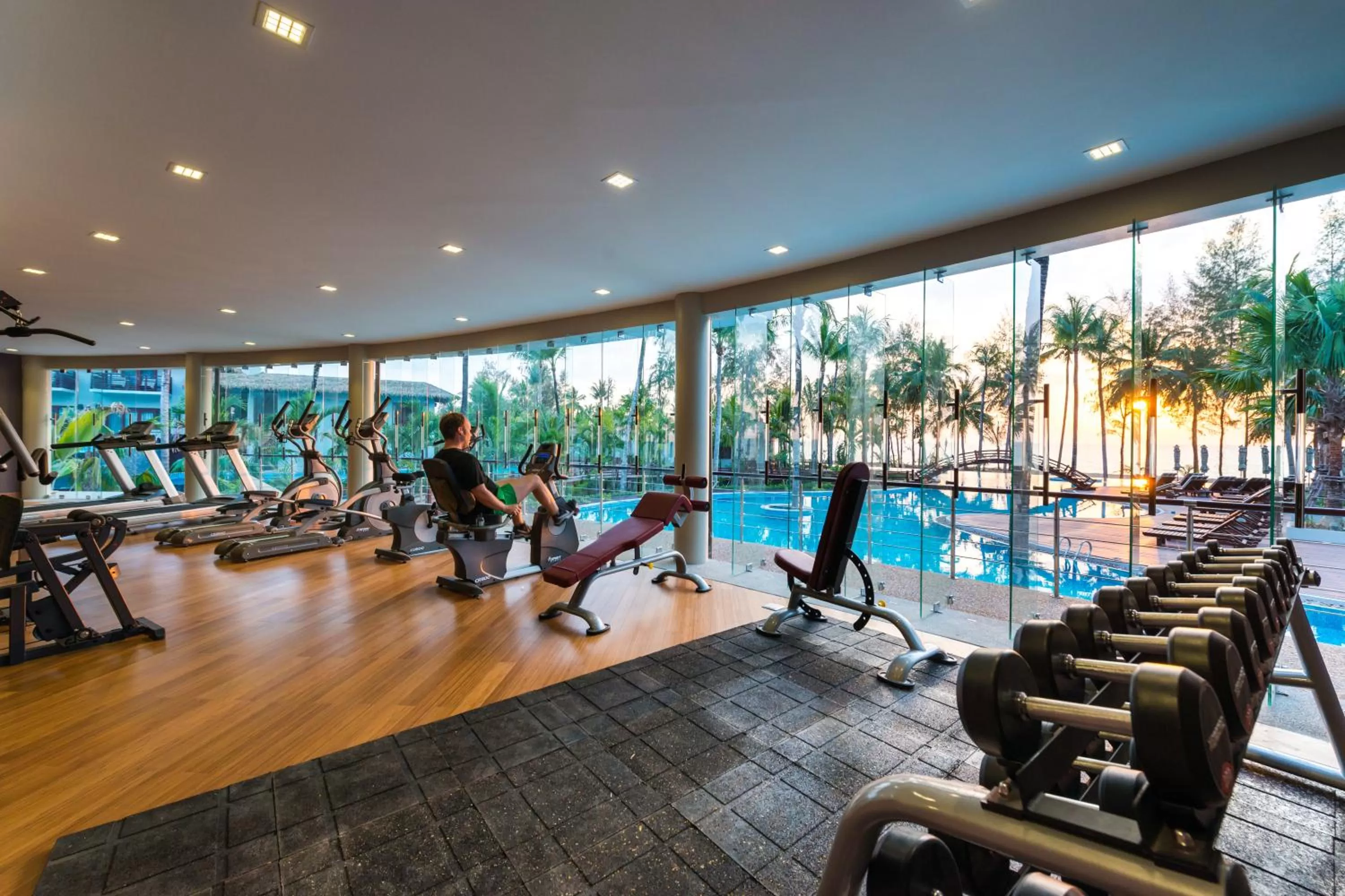 Fitness centre/facilities in The Haven Khao Lak