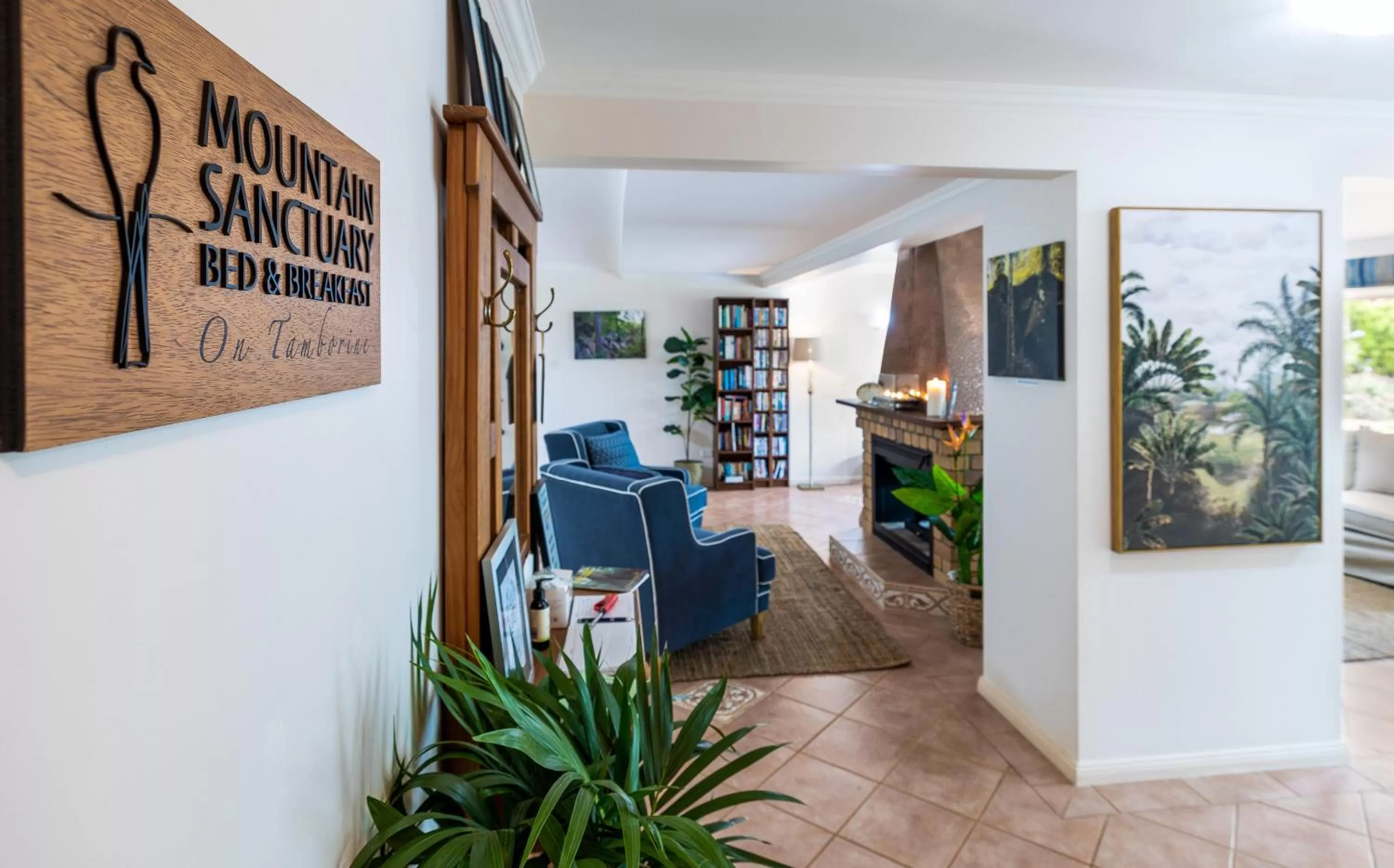 Living room in Mountain Sanctuary B&B