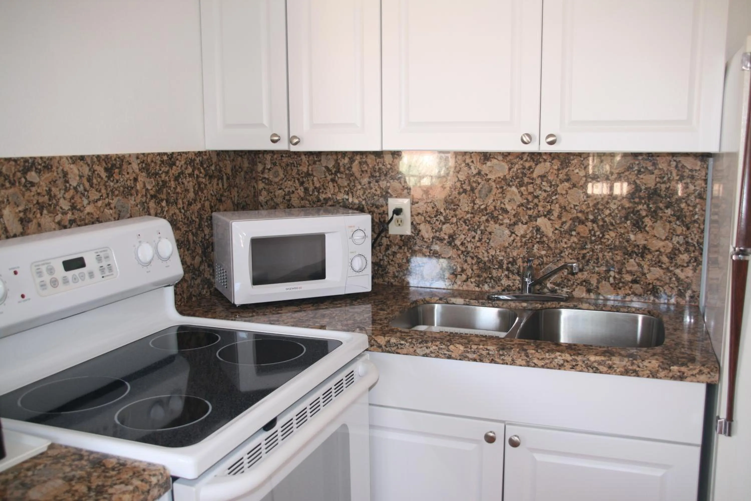 Kitchen or kitchenette in Lago Mar Motel and Apartments