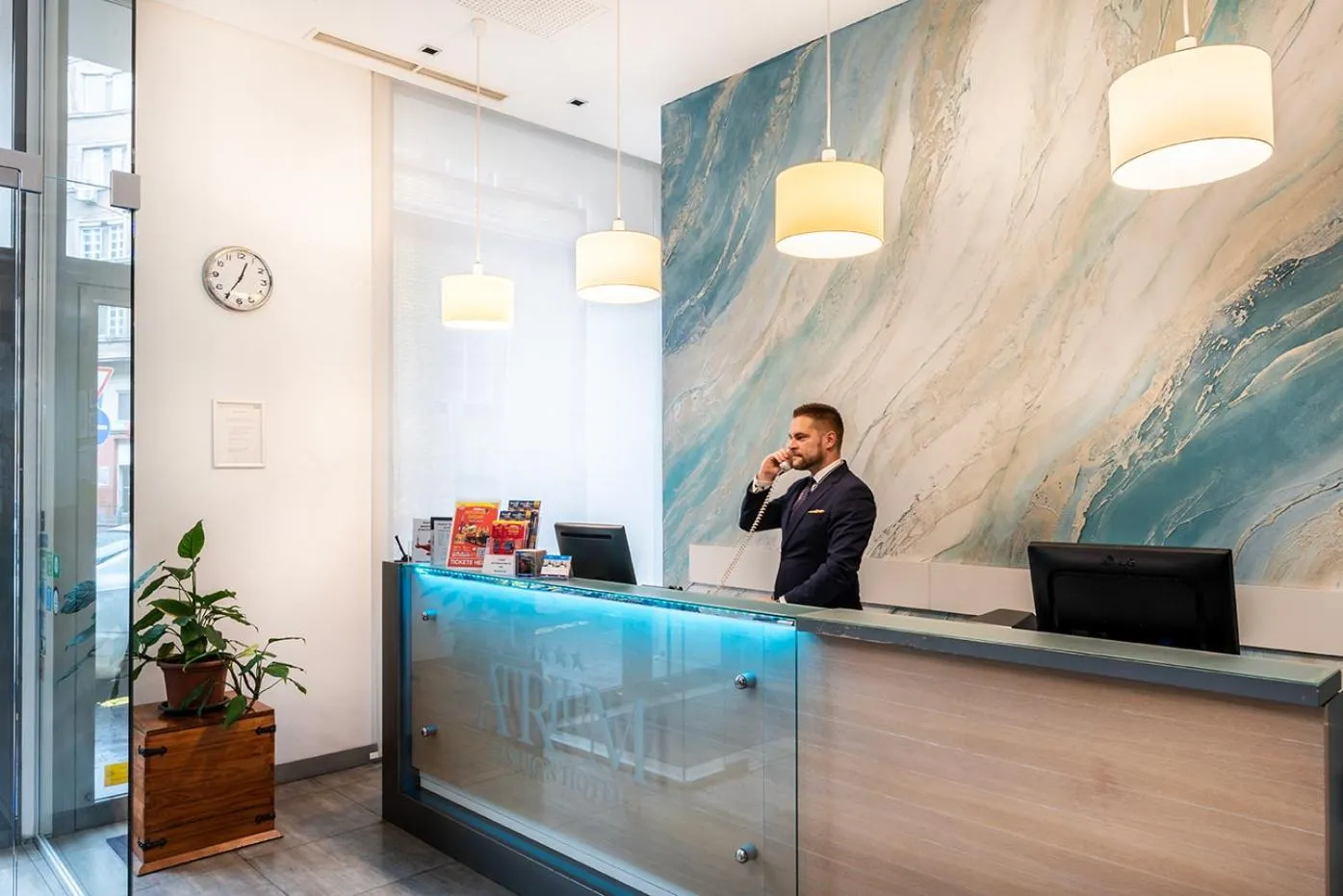 Lobby or reception in Atrium Fashion Hotel