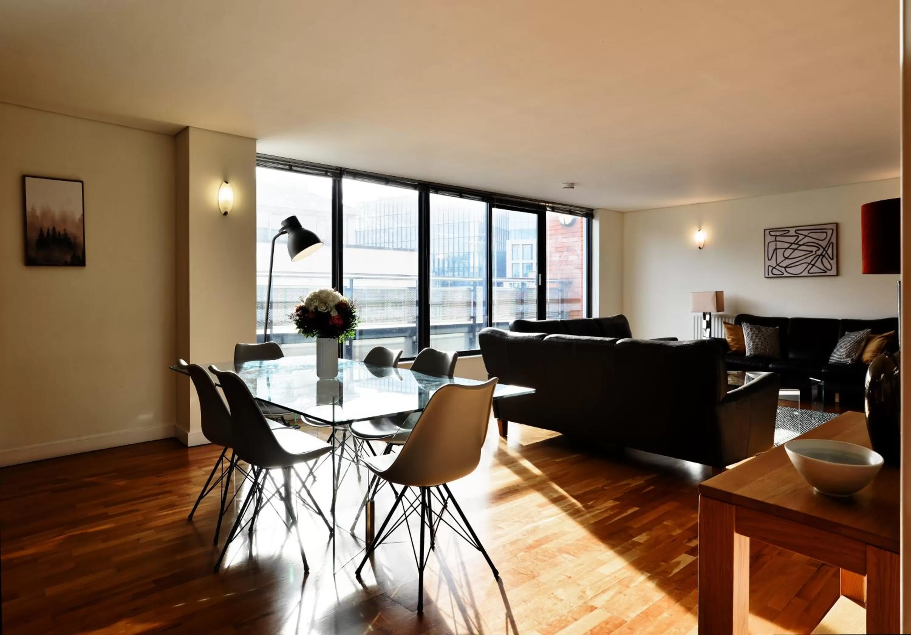 Living room, Dining Area in Farringdon Laceby apartments