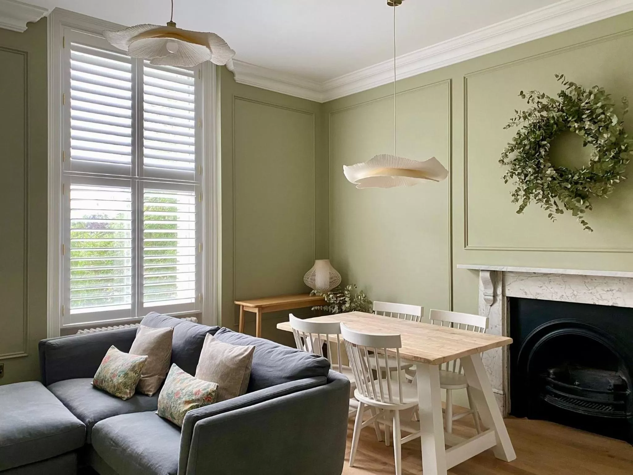 Living room in Railway House York by Chateau Anna