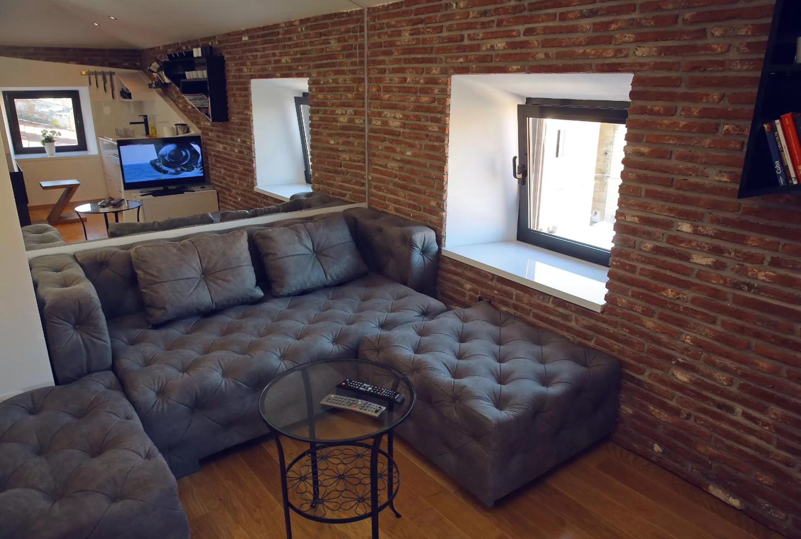Seating area in Central Apartments Integrated Hotel
