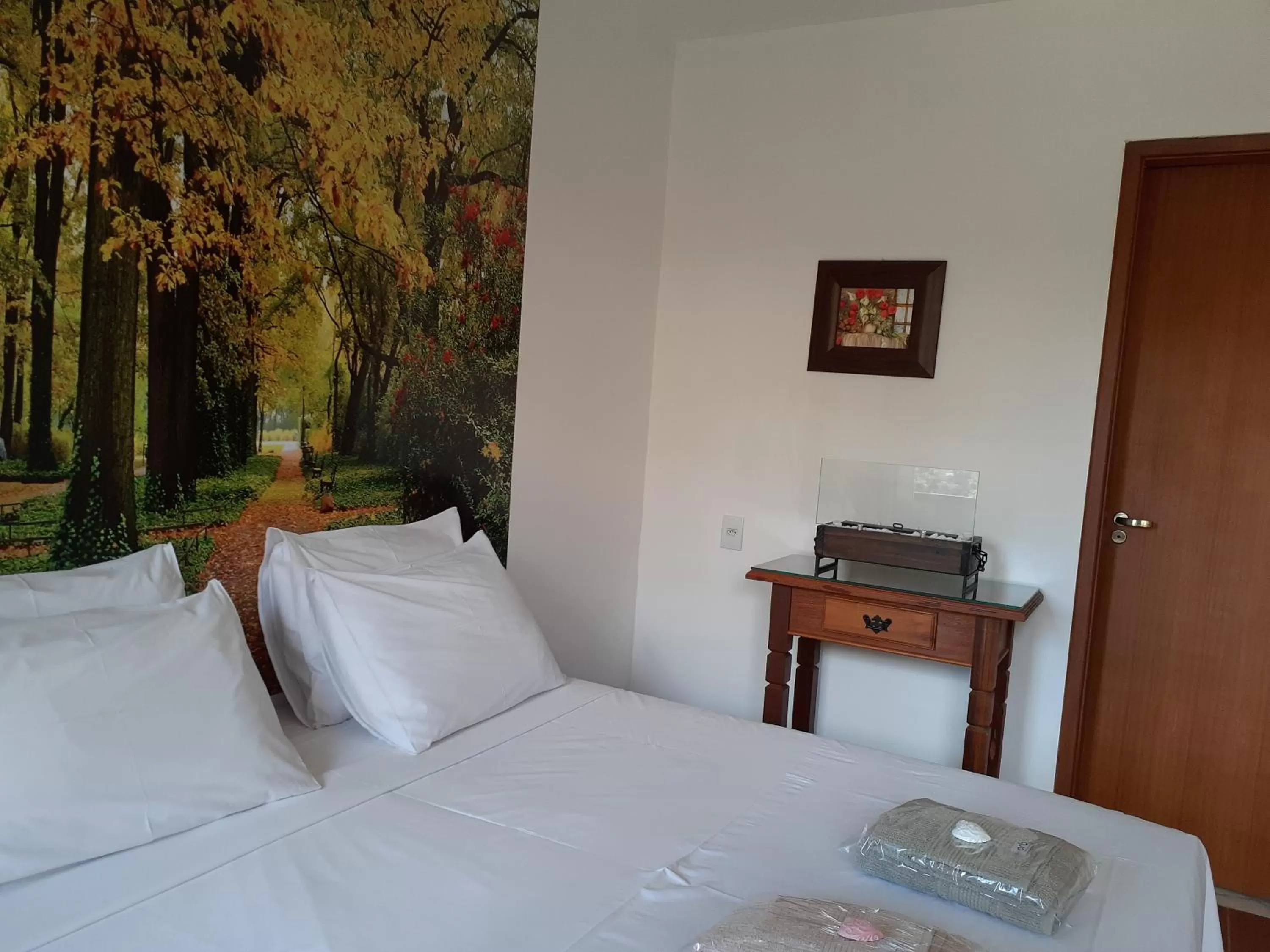 Bed in Pousada R.N.C. Nosso Paraíso