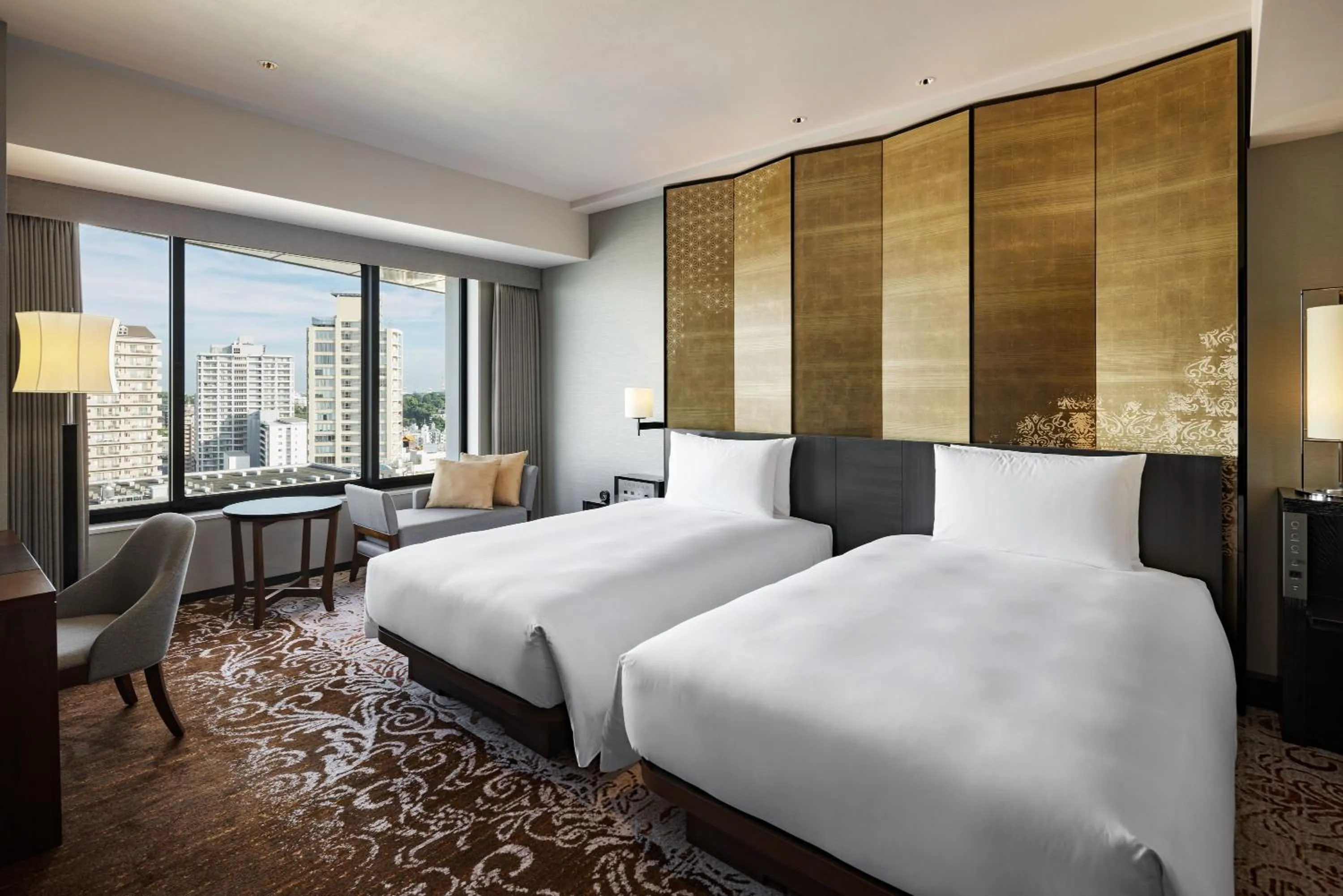 Bed in Hyatt Regency Yokohama