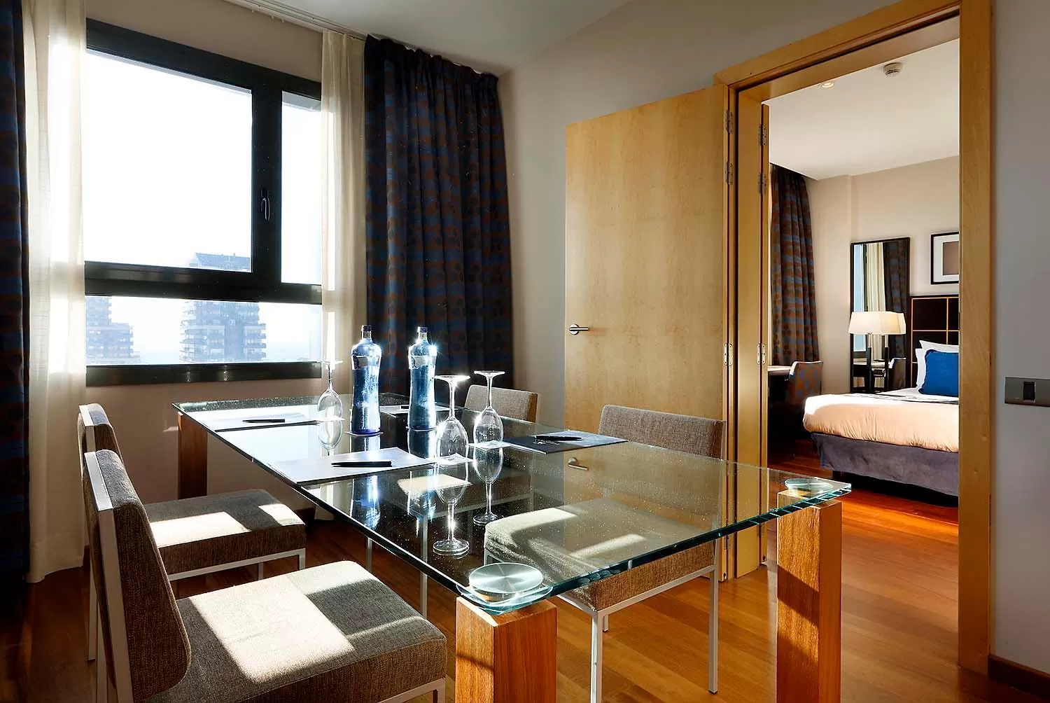 Bed in Eurostars Gran Valencia