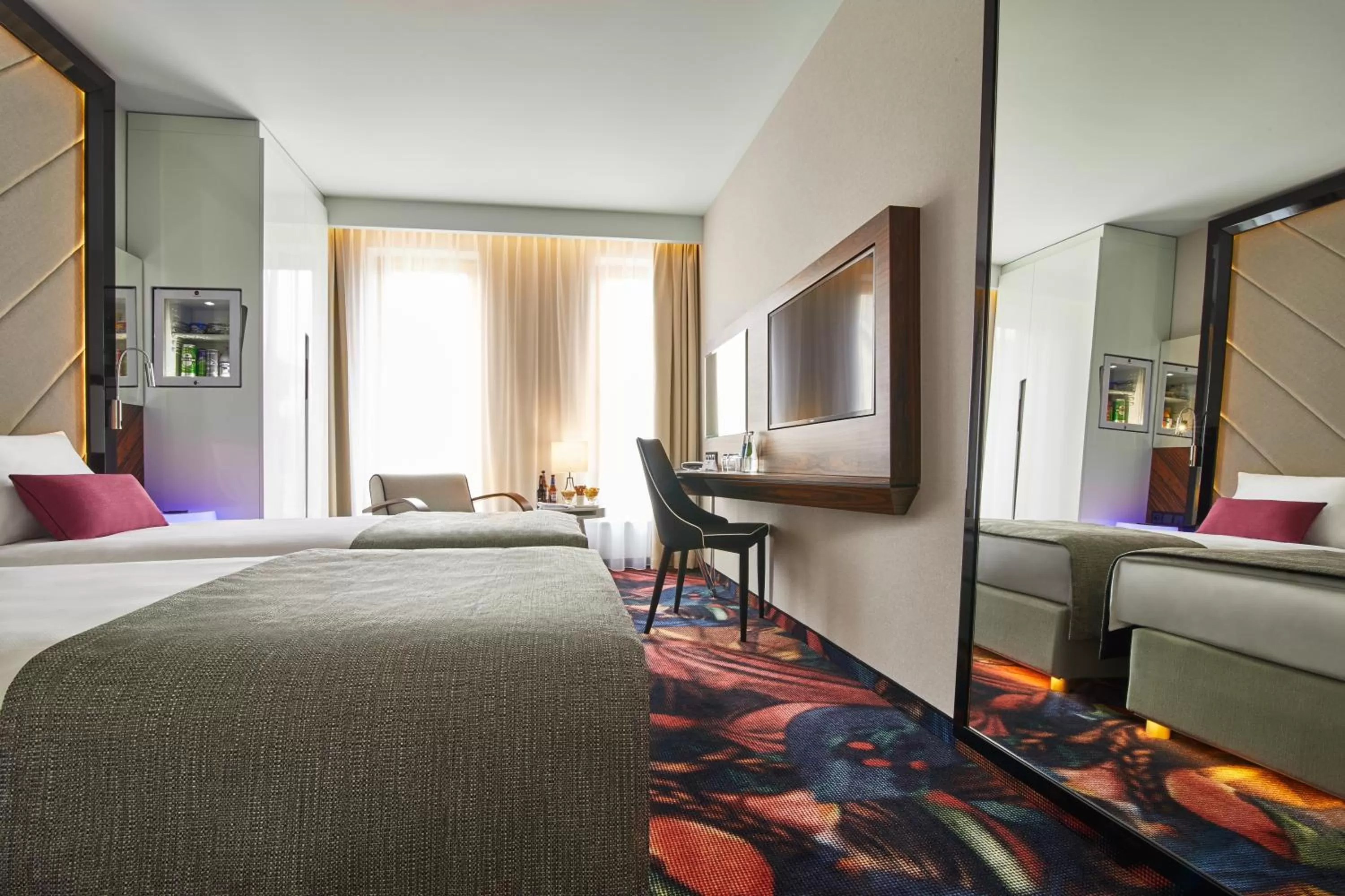 Bed in INX Design Hotel