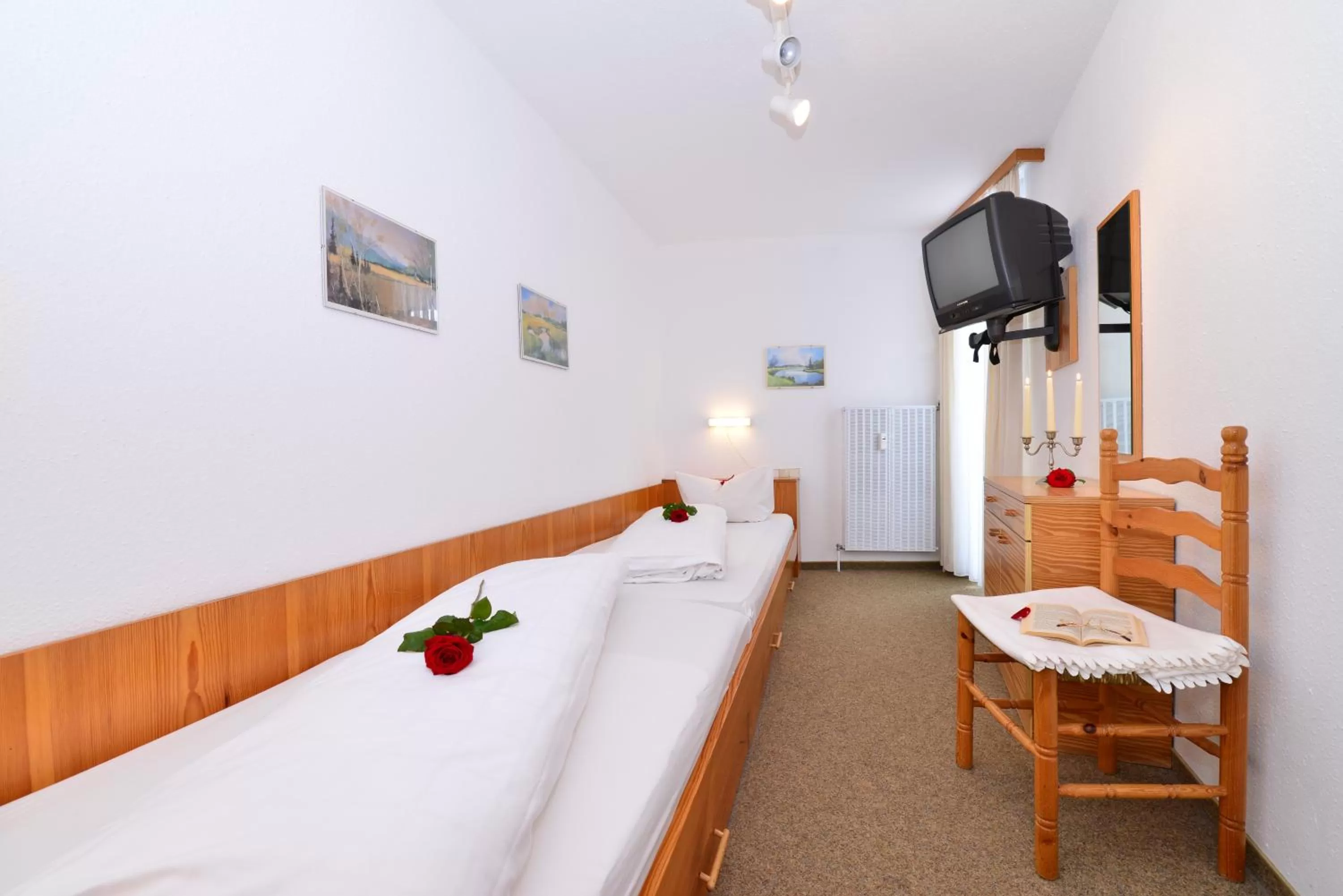 Bedroom, Bed in Familienhotel Kleinwalsertal