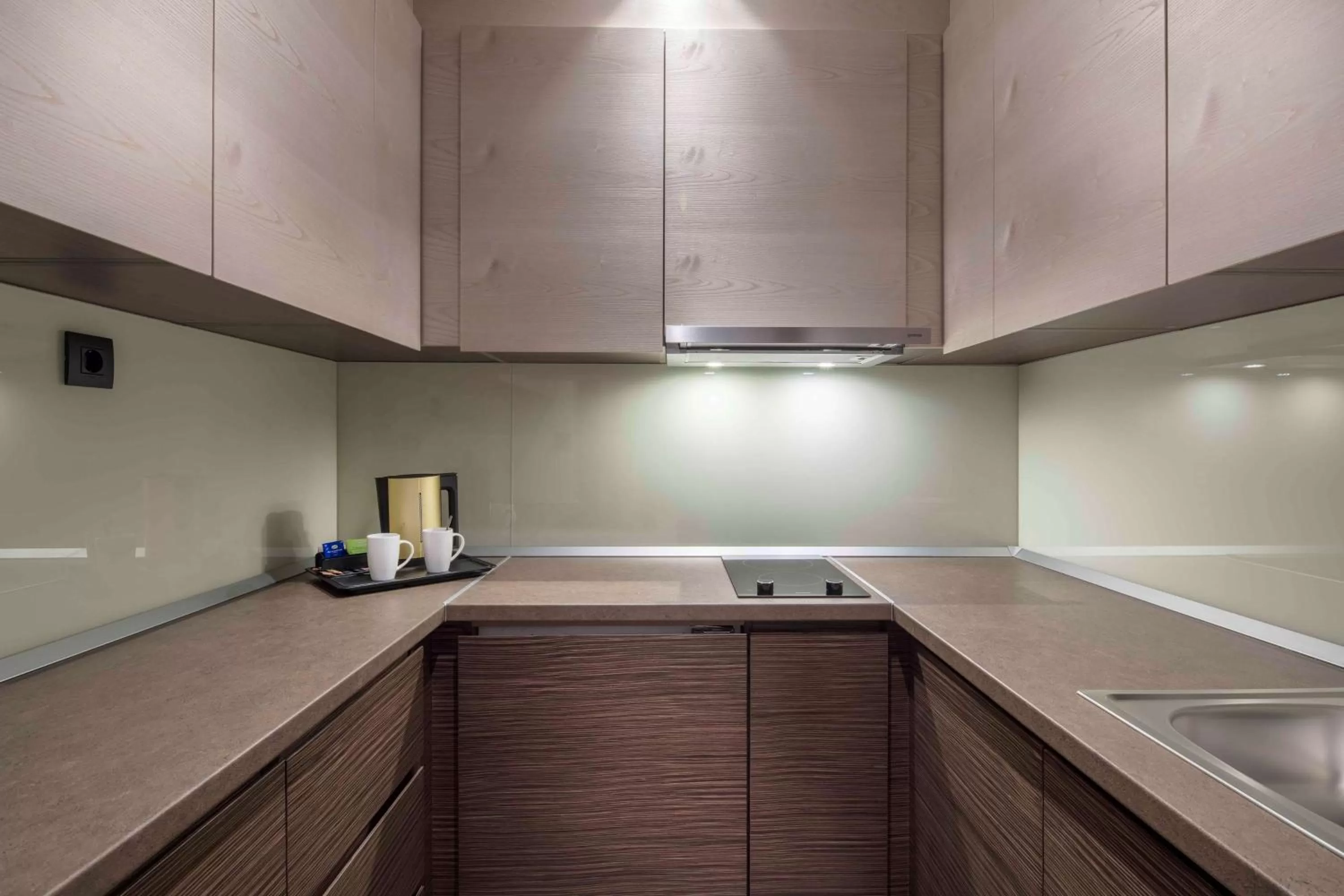 Kitchen or kitchenette in Hilton Podgorica Crna Gora