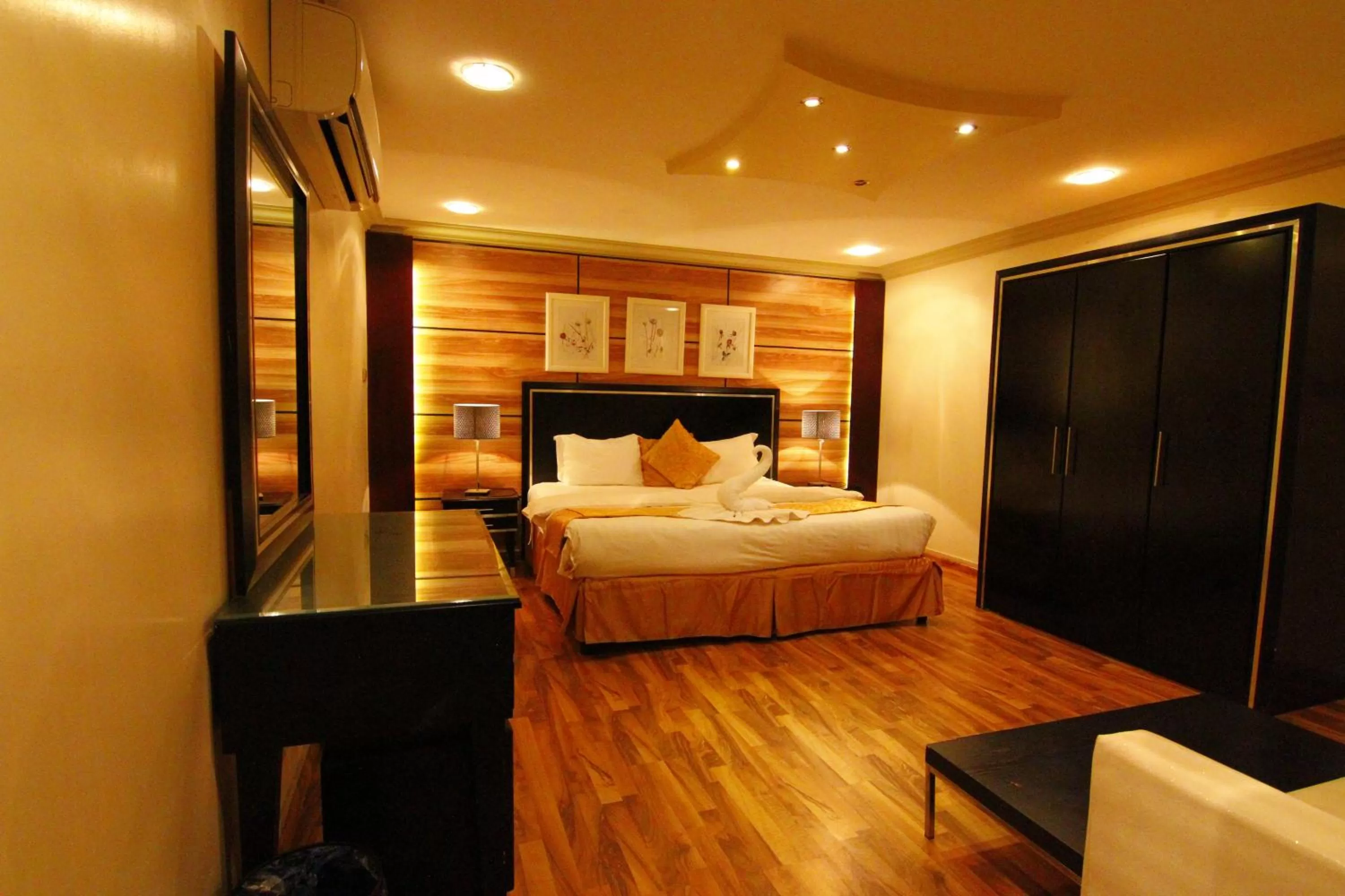 Bed in فيجن للشقق المخدومة ــ اقتصادي