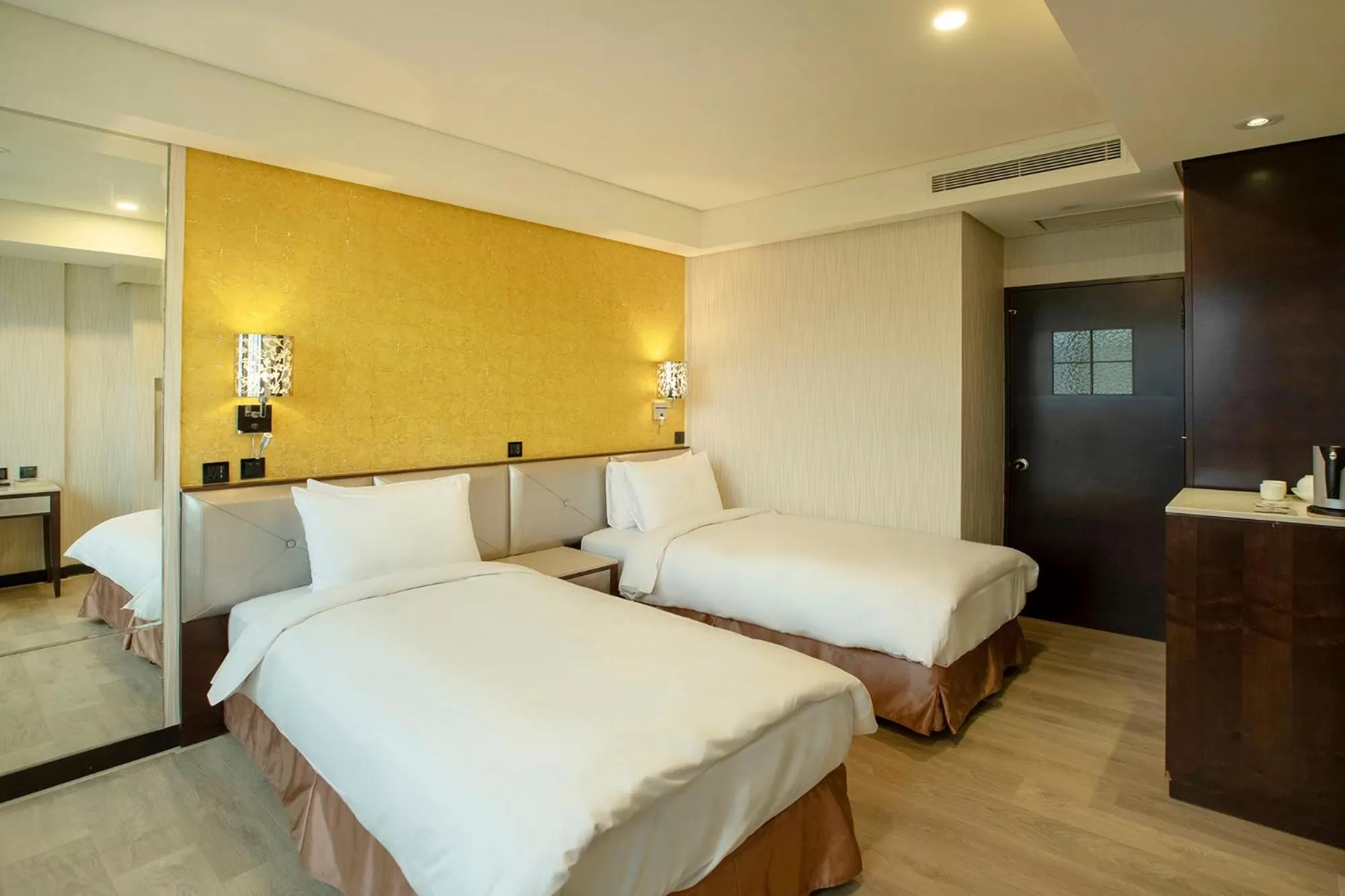 Bed in Hej Taipei Arena Hotel