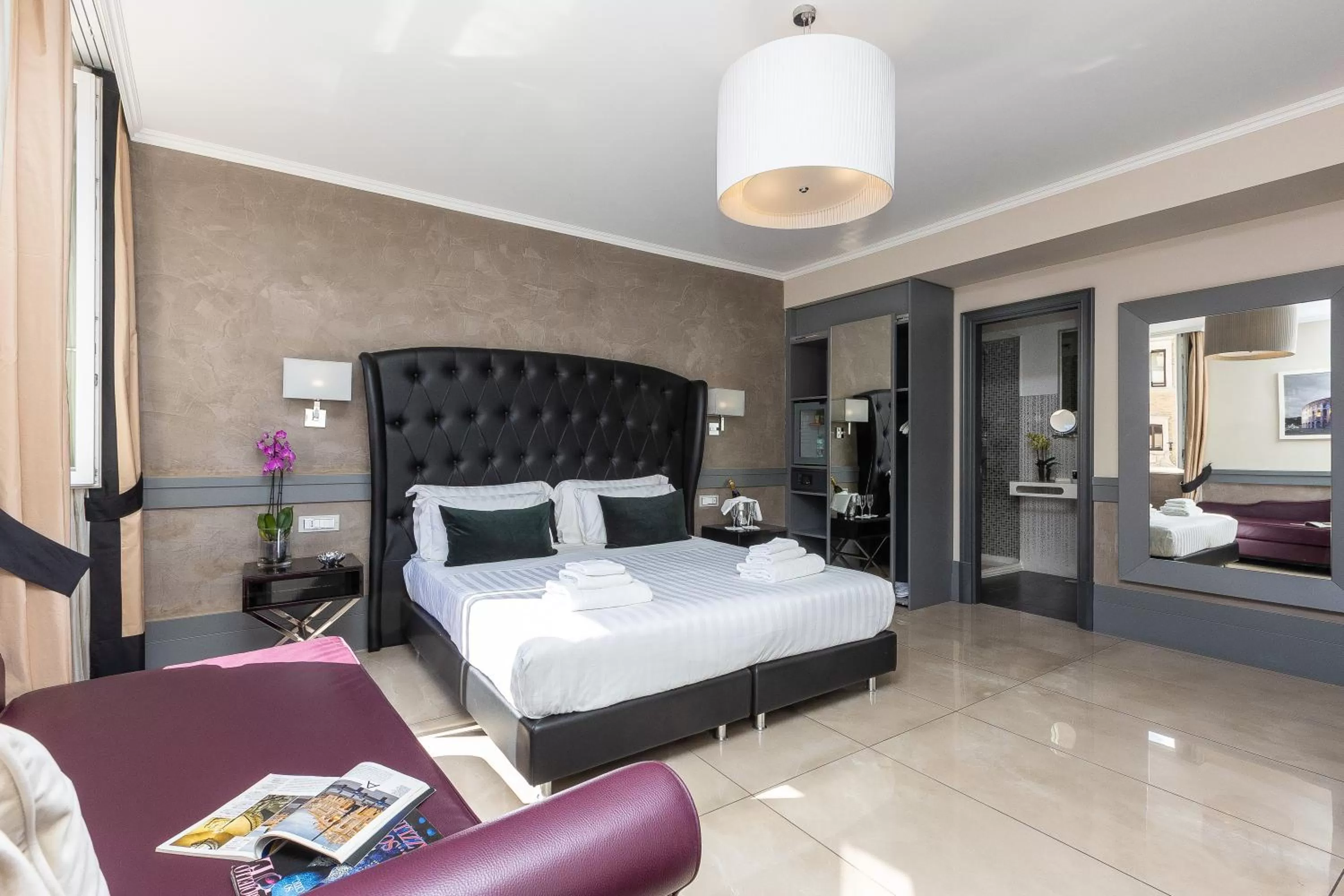 Bedroom, Bed in Hotel Castellino Roma