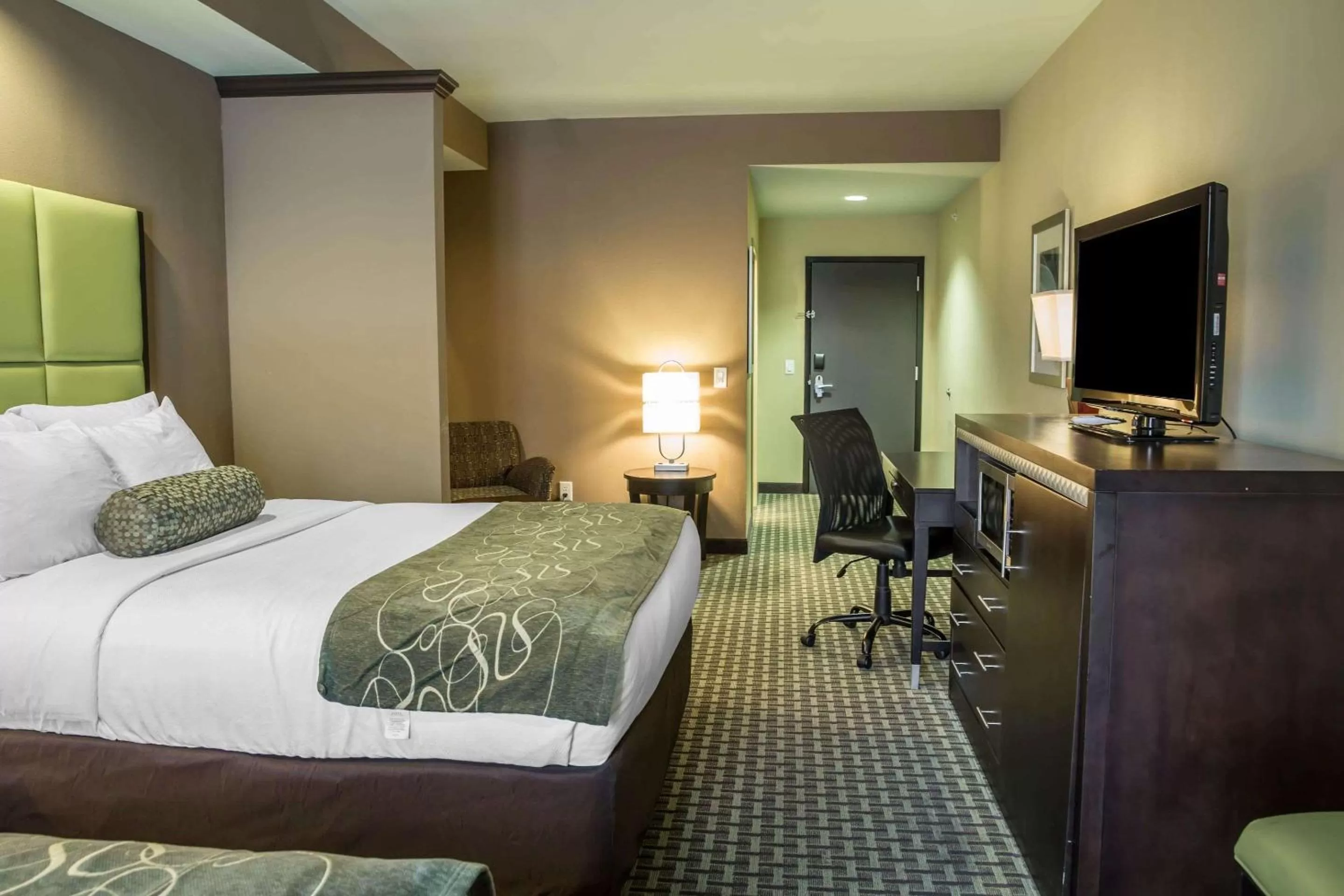 Photo of the whole room, Bed in Comfort Suites New Bern near Cherry Point