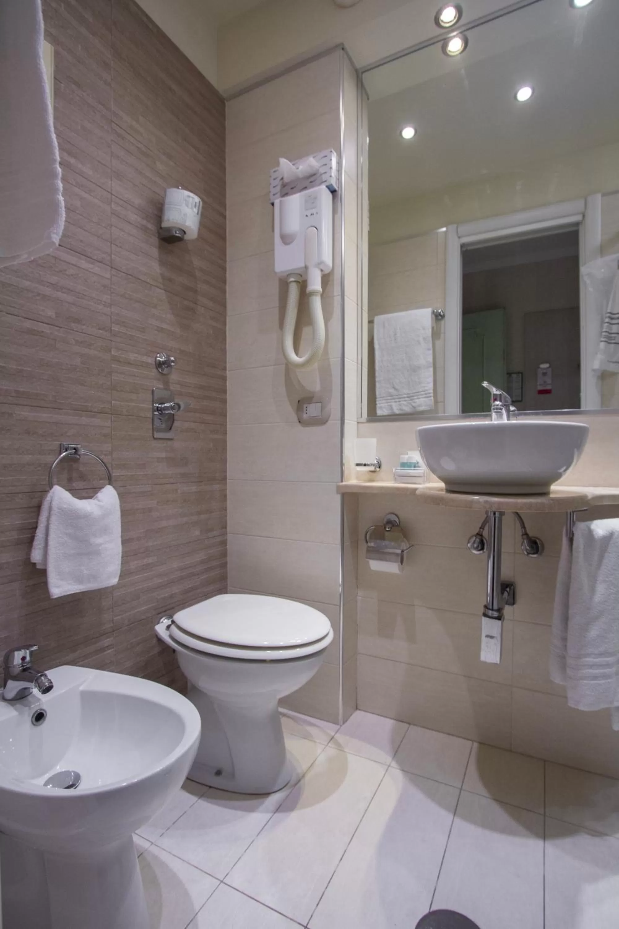 Toilet in Hotel Flora