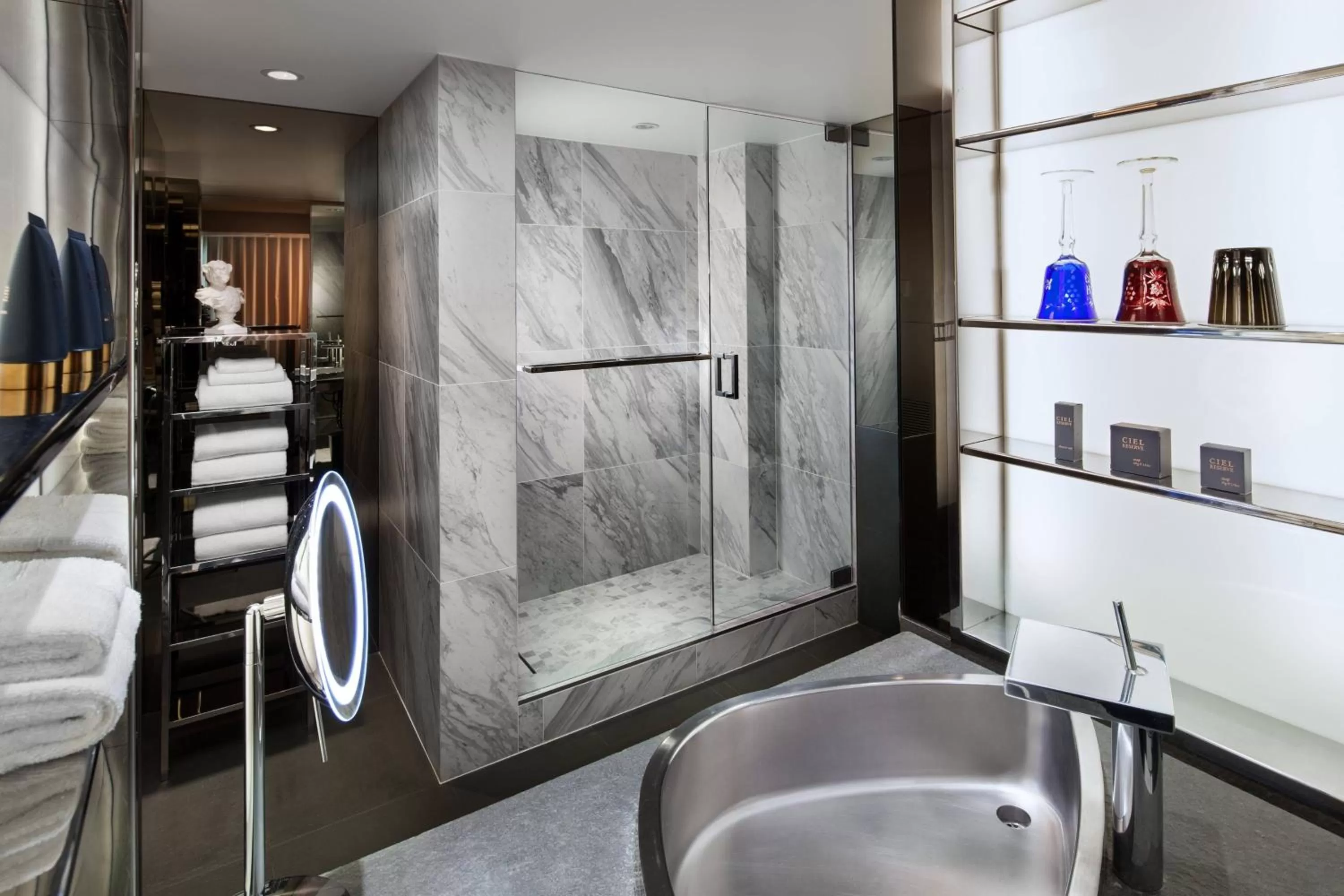 Bathroom in SLS Hotel, a Luxury Collection Hotel, Beverly Hills