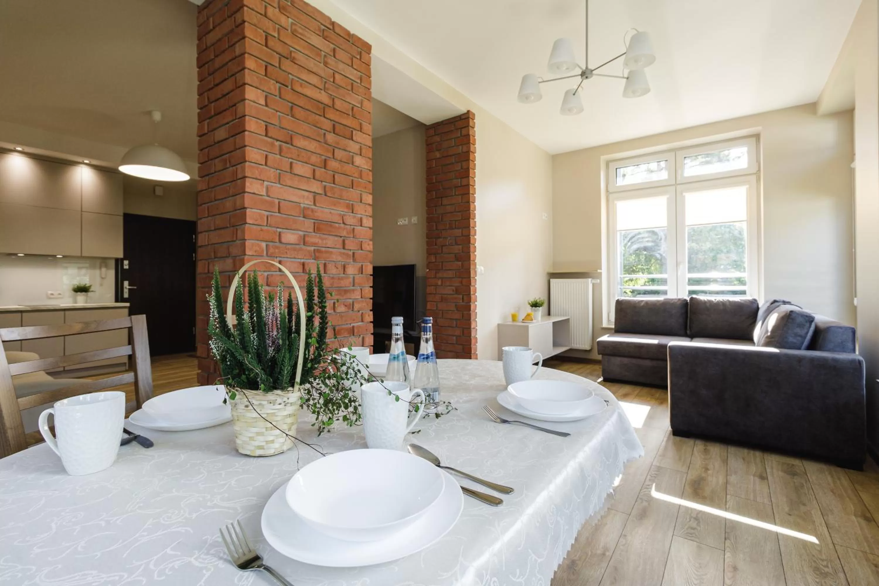 Seating area, Dining Area in Jagiellońska Residence