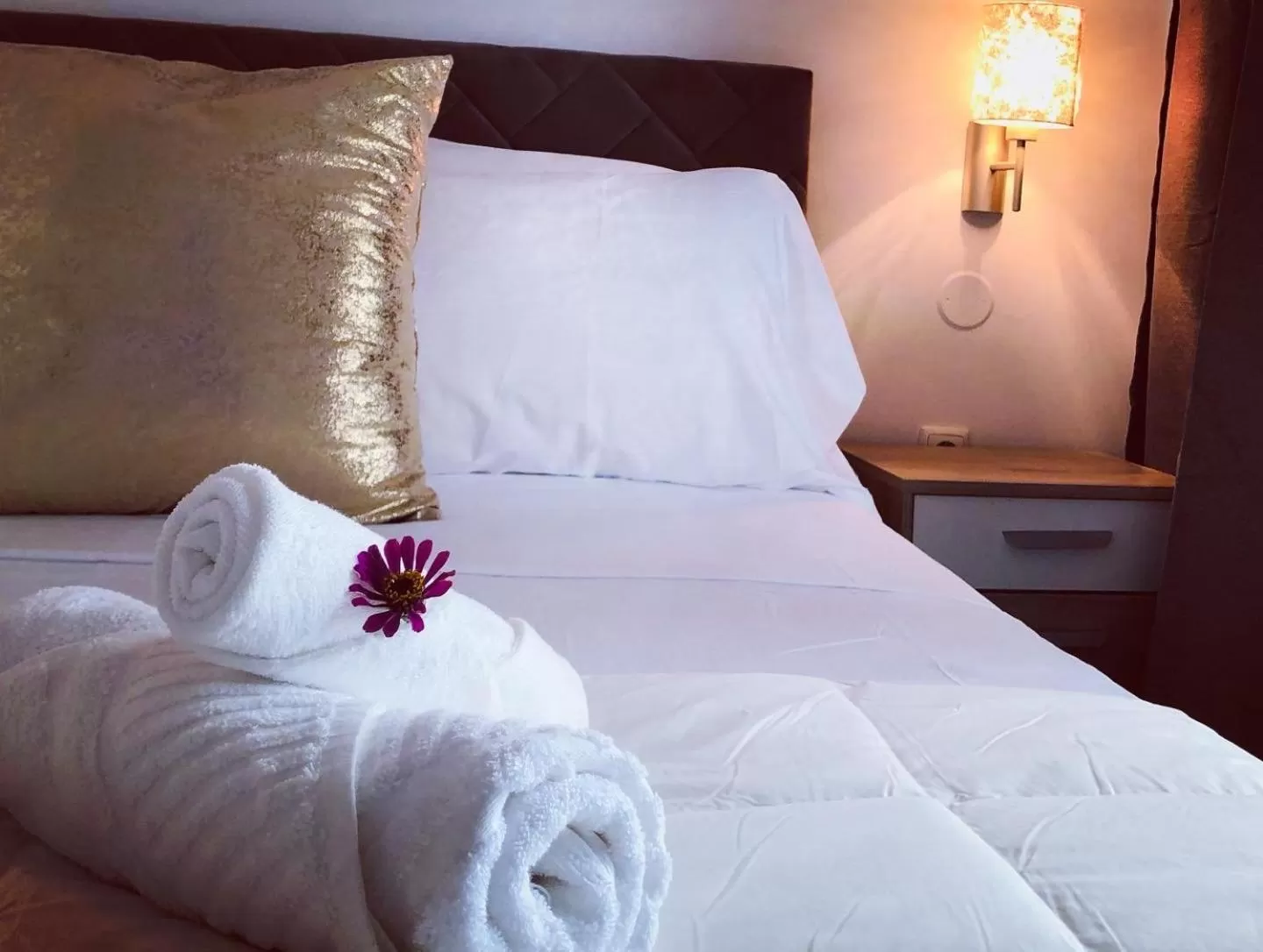 Bed in Fogo Boutique Hotel