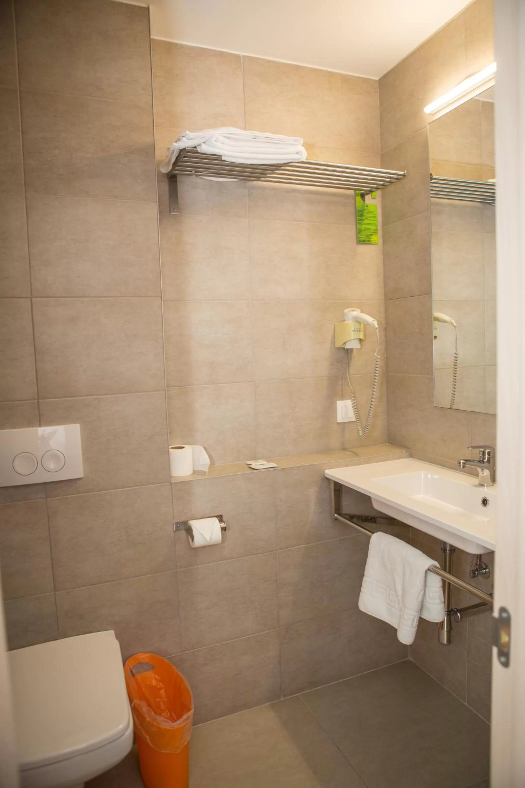 Shower in Ukraina Hotel