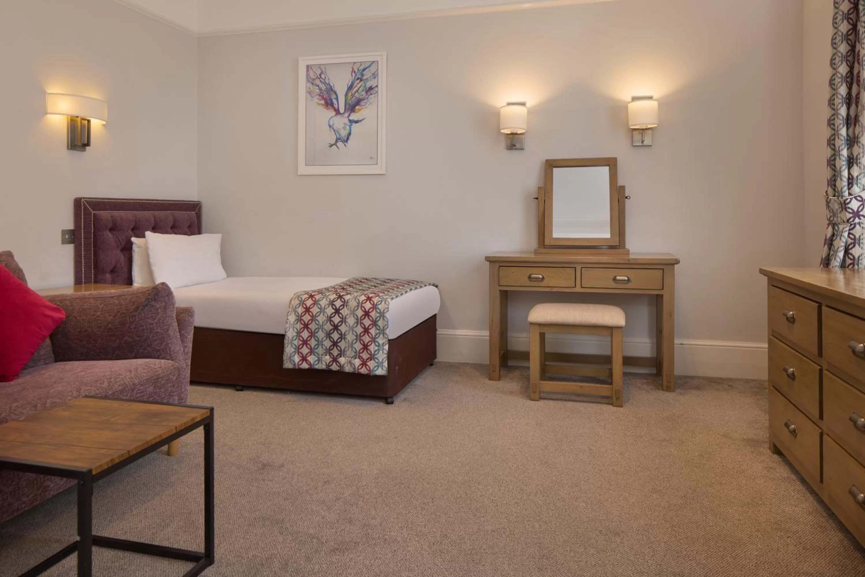Bedroom, Bed in The Lansdowne, Eastbourne