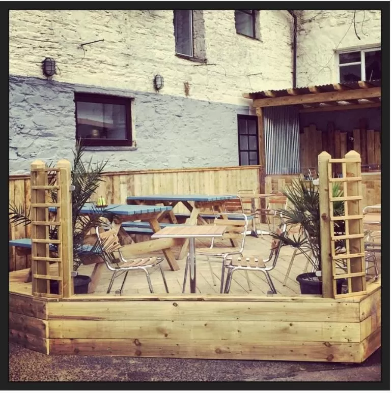 Patio in The Maltsters Arms