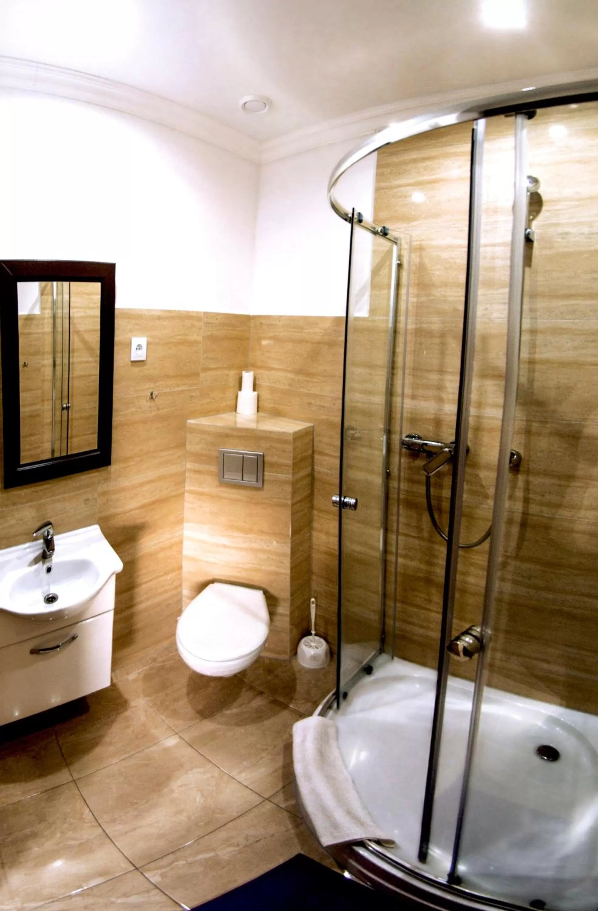 Bathroom in Noclegi Europa