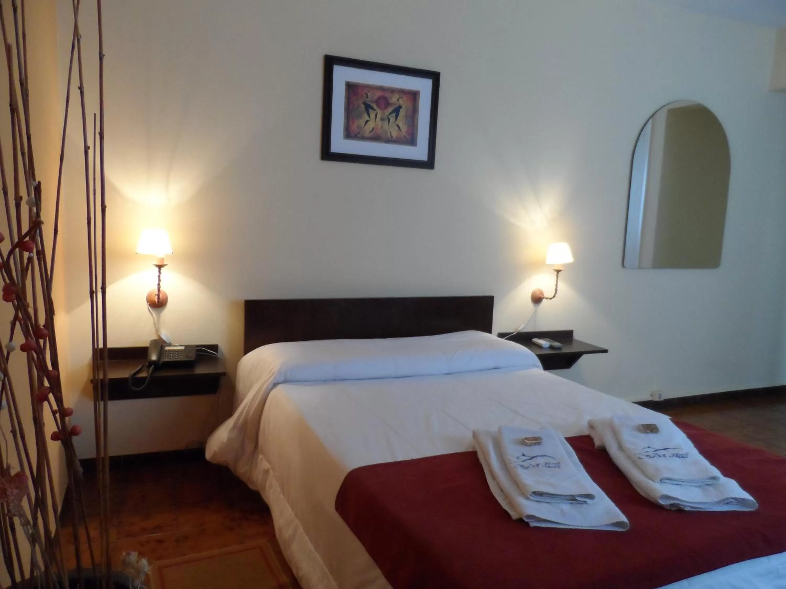 Bedroom, Bed in Hotel Minas