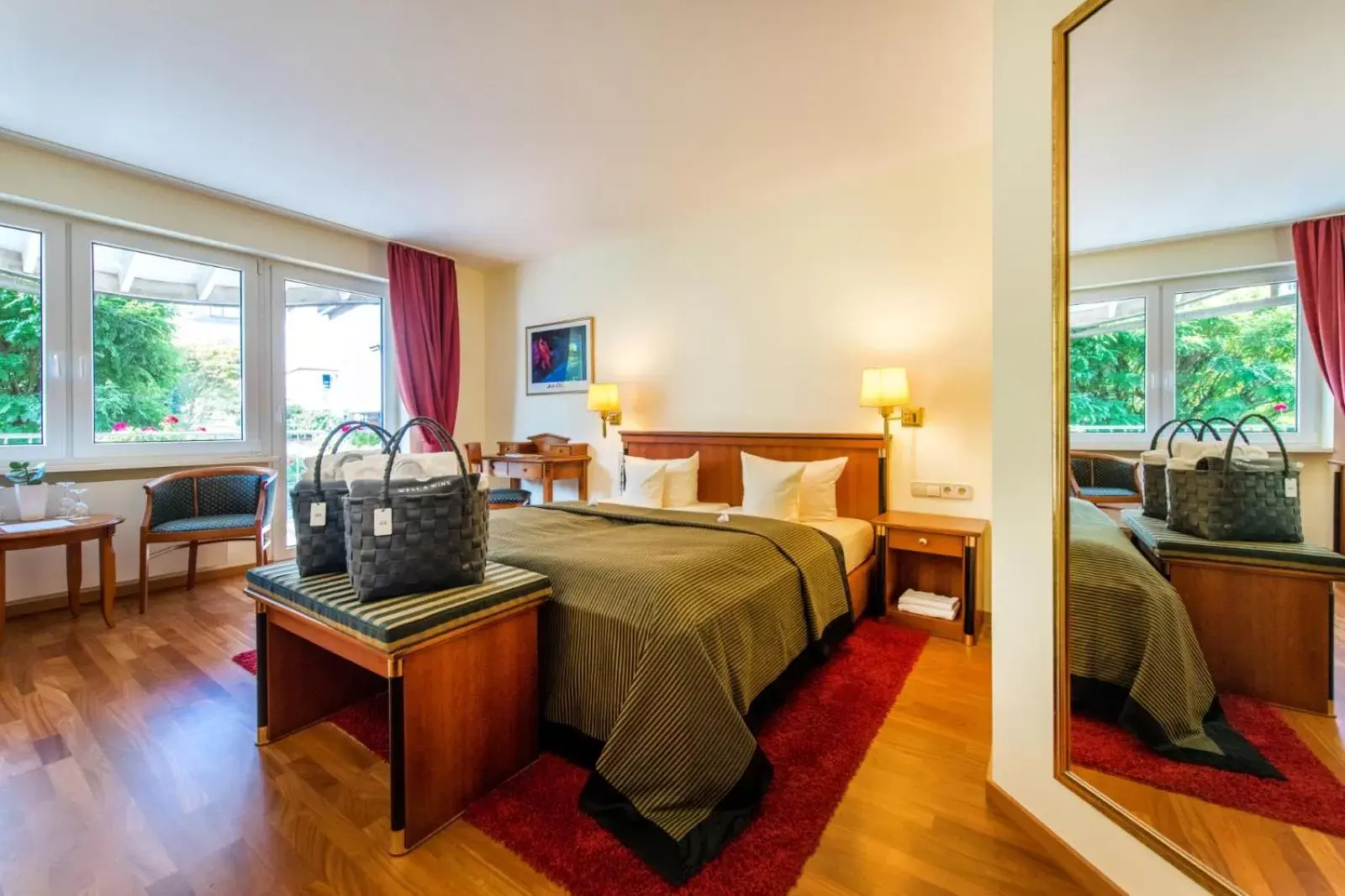 Superior Double Room with southfacing balcony in Moselromantik Hotel Kessler Meyer Superior Double Room with southfacing balcony in Moselromantik Hotel Kessler Meyer