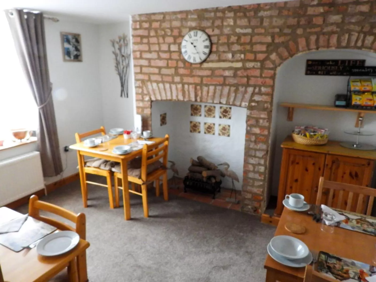 Dining area in Crab pot cottage