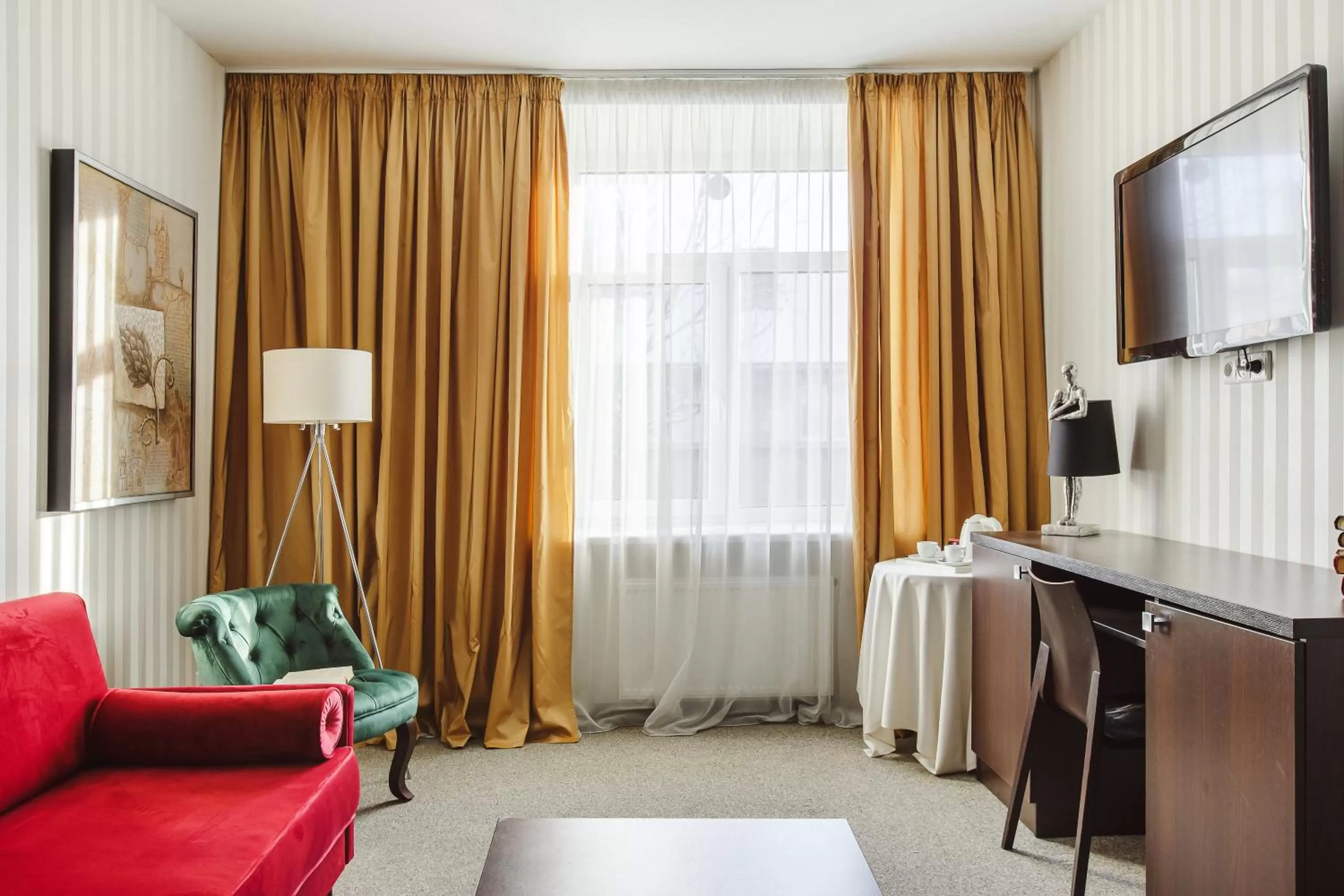 Living room in Old Town Hotel Bohema, Klaipėda