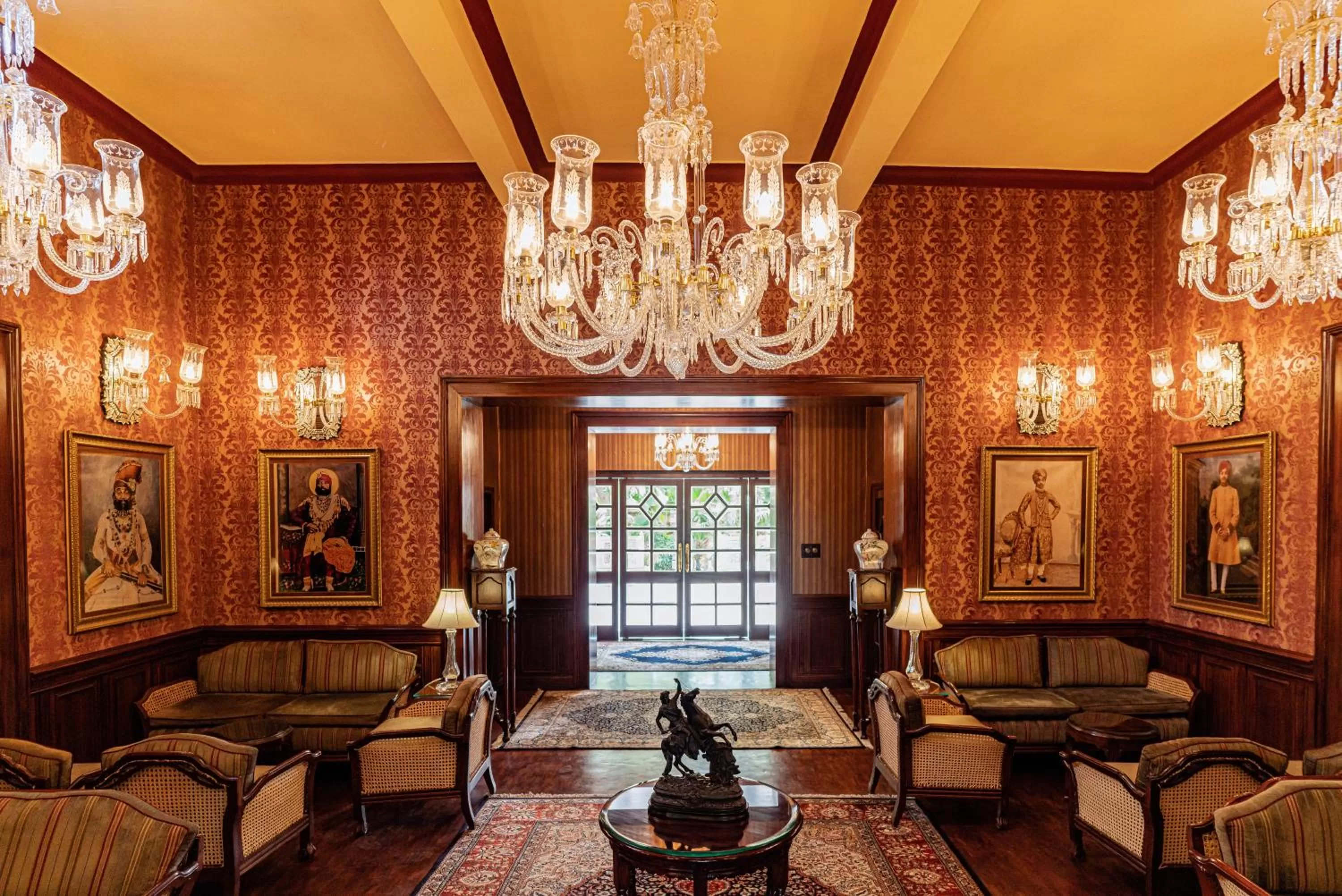 Lobby or reception in Ajit Bhawan - A Palace Resort