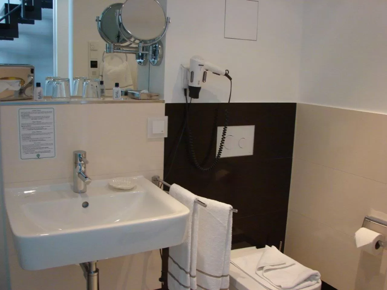 Photo of the whole room, Bathroom in Strandhotel Dranske