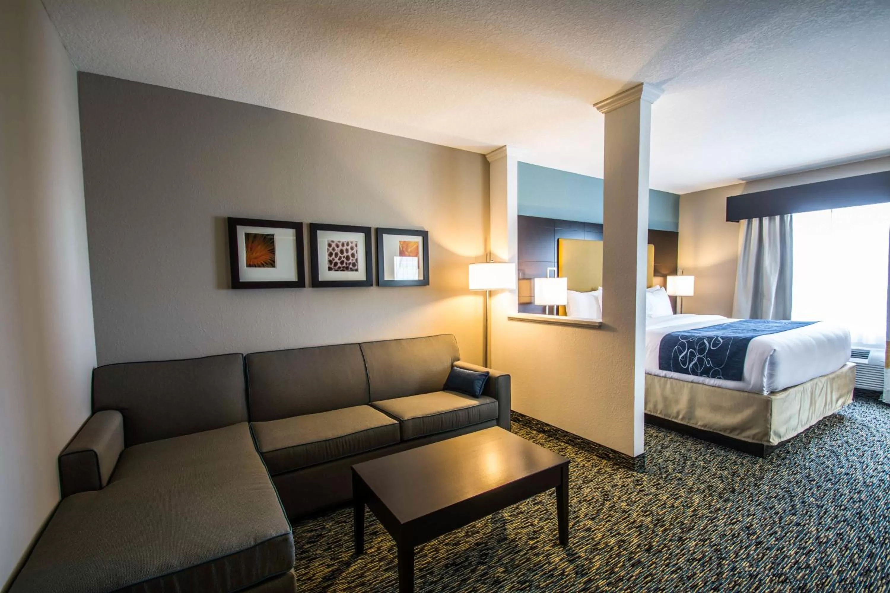 Photo of the whole room, Bed in Comfort Suites Fort Lauderdale Airport South & Cruise Port