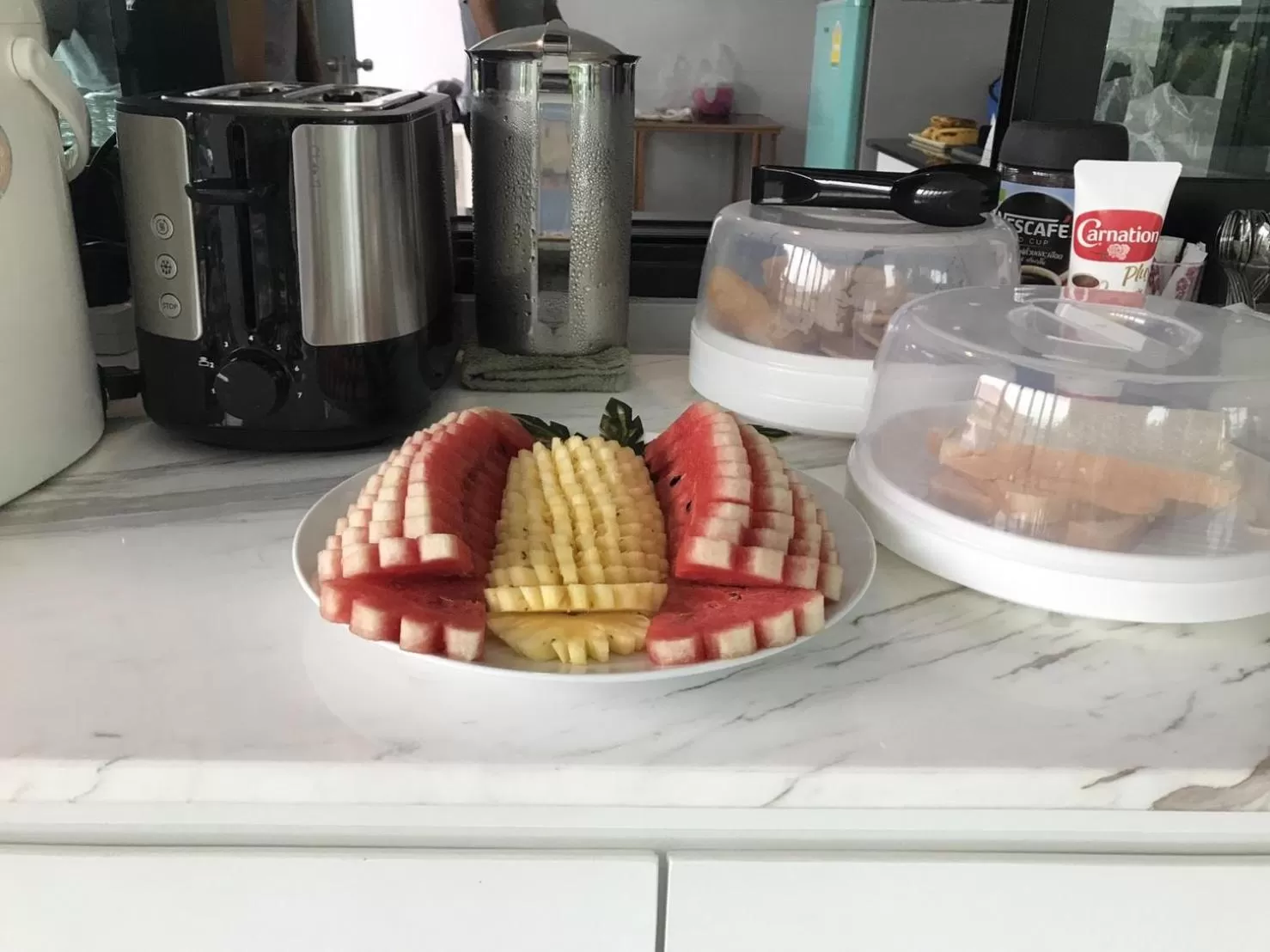 Continental breakfast in Sita Krabi Hotel