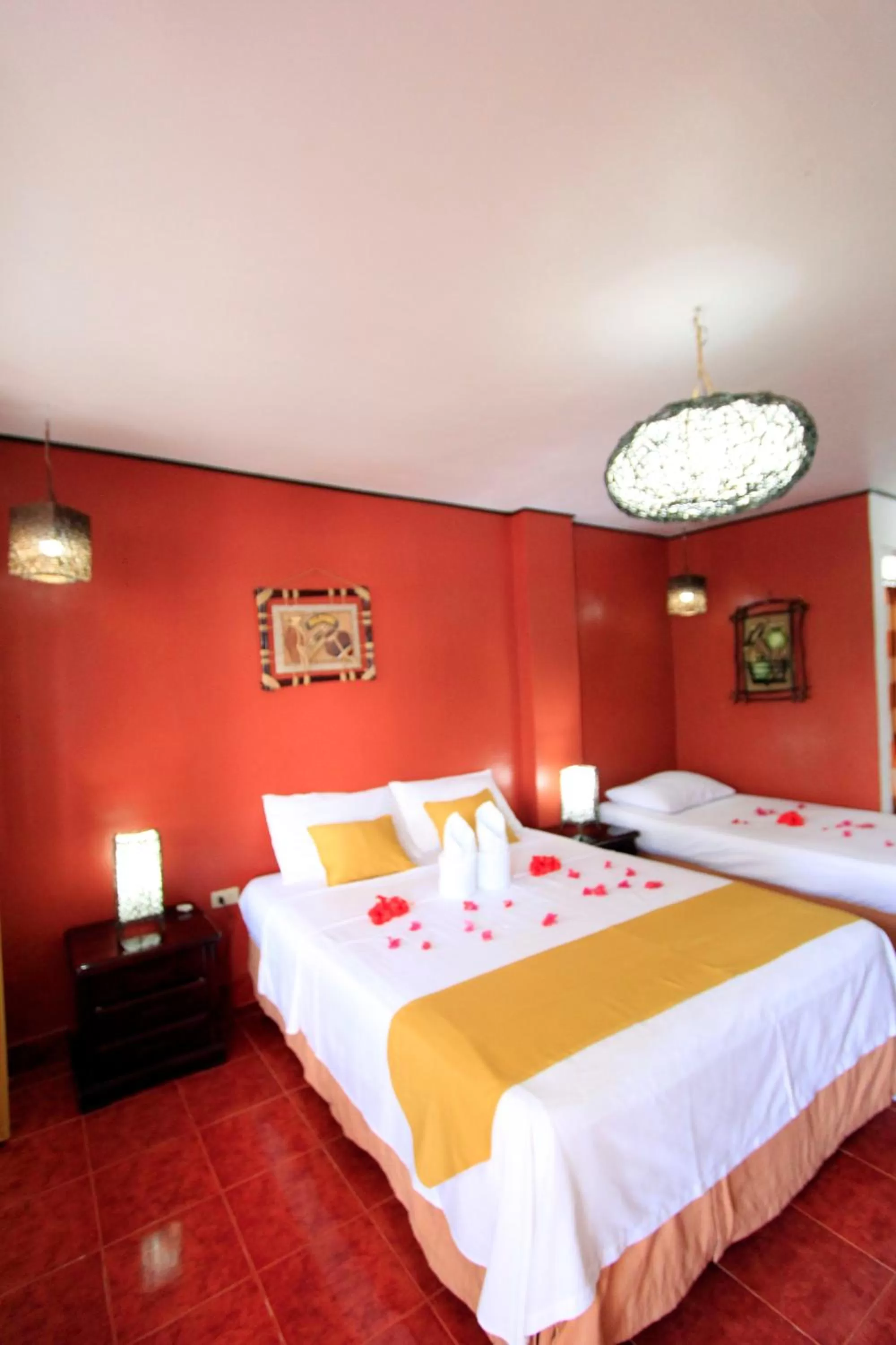 Bed in Discovery Island Resort