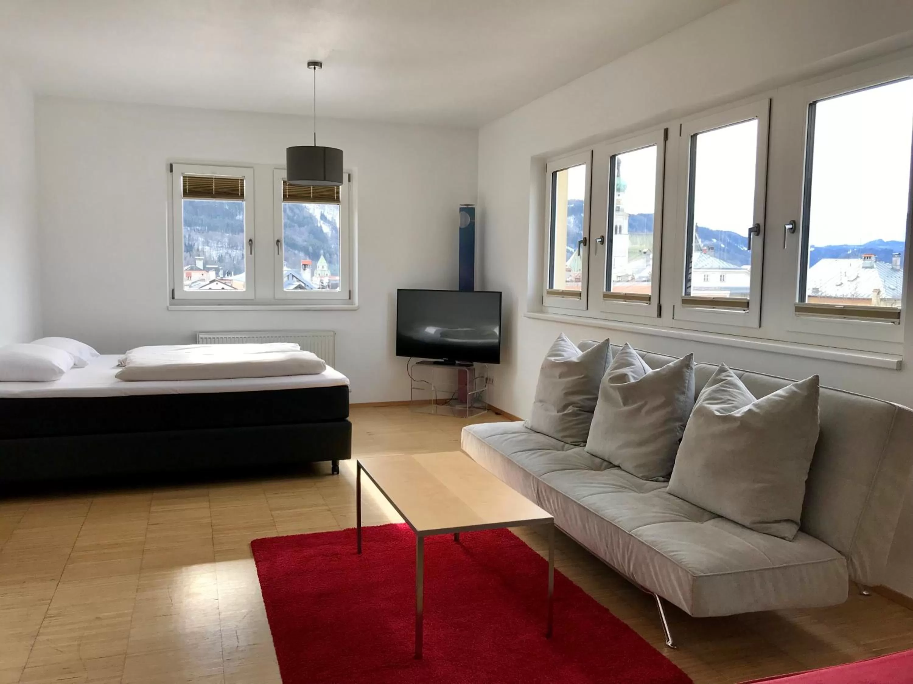 Living room, Bed in Parkhotel Hall in Tirol