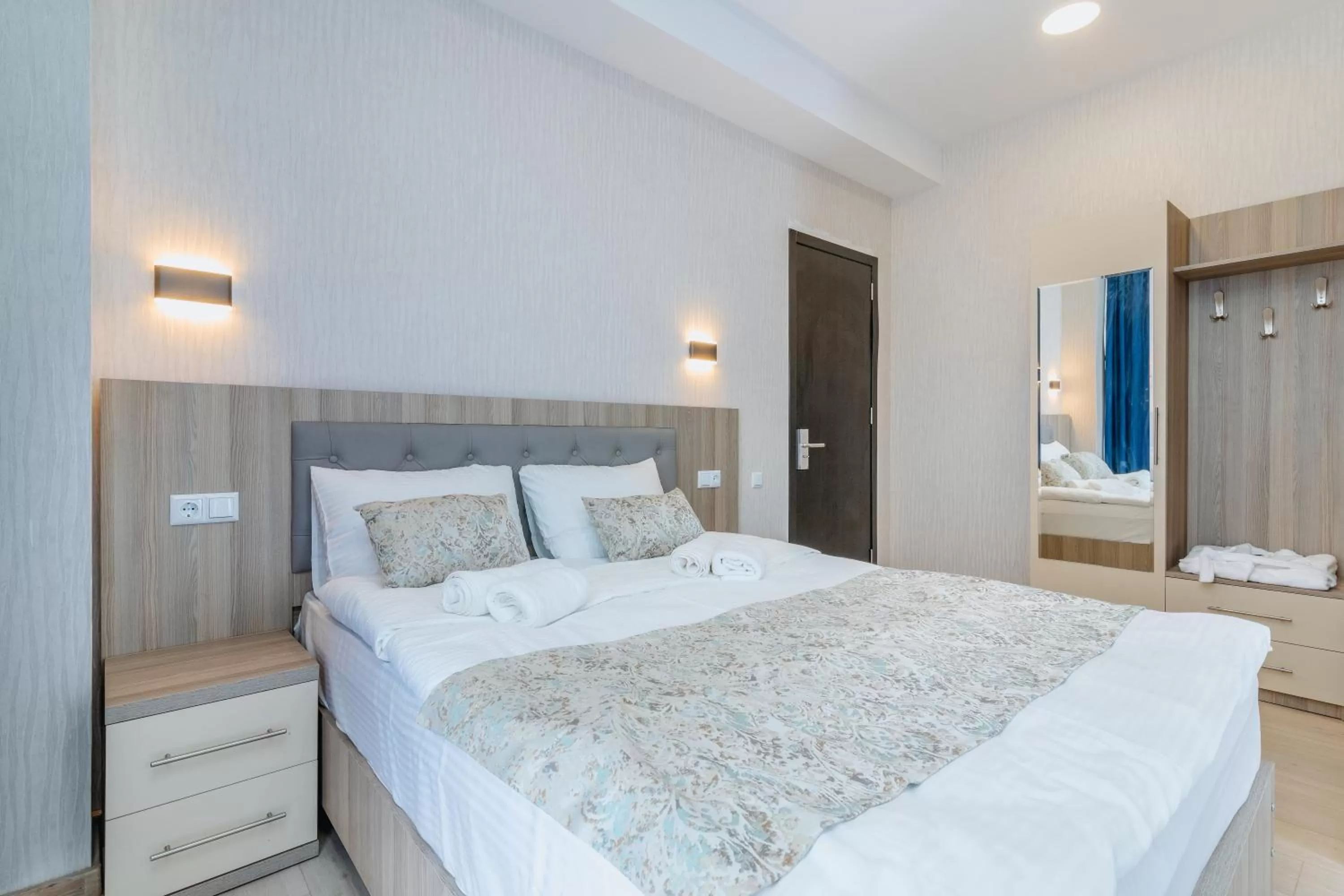 Bed in Vita Gardenia Hotel Tskaltubo