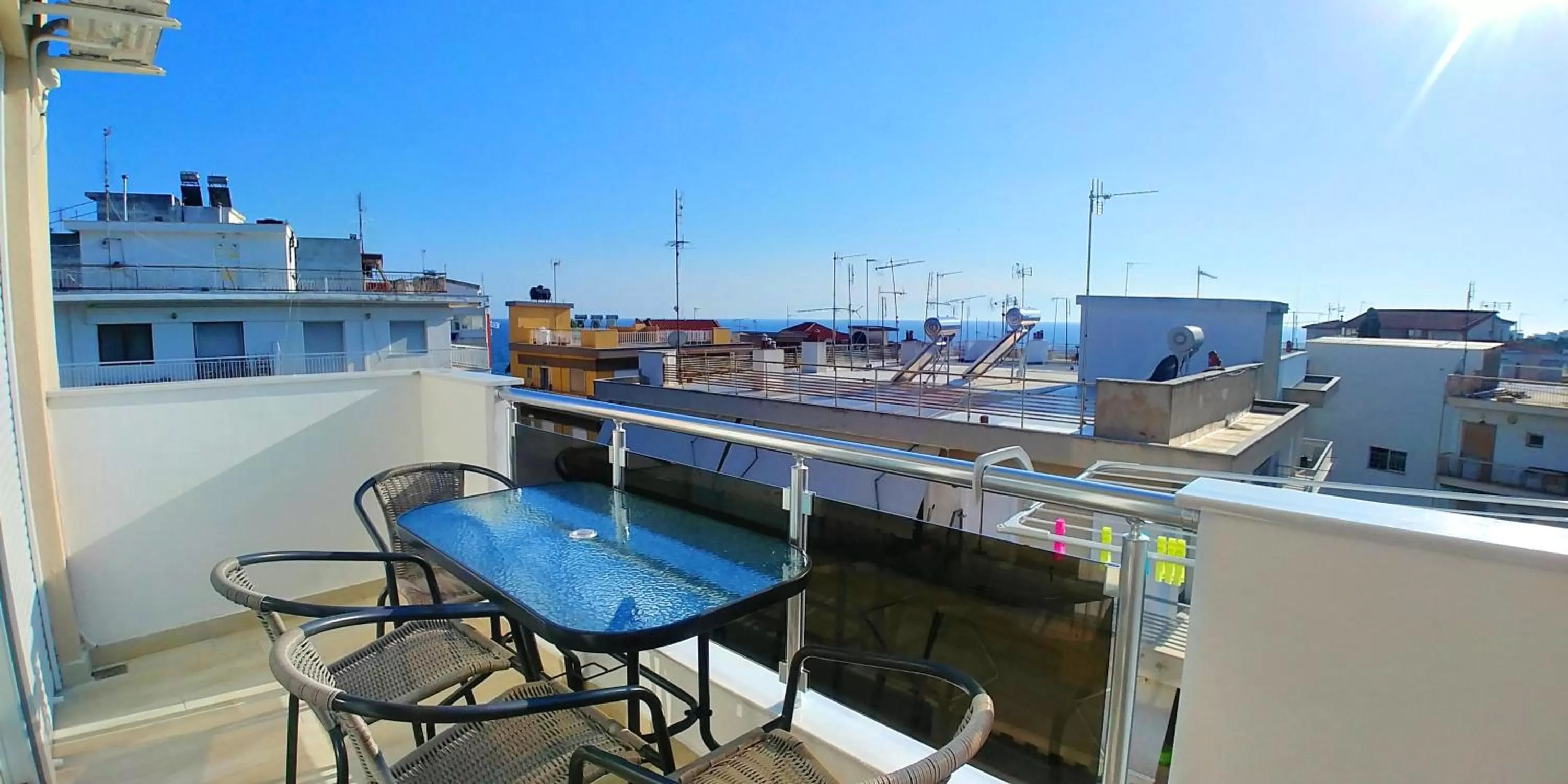 Sea view in Sea Star Apartments Kallikratia