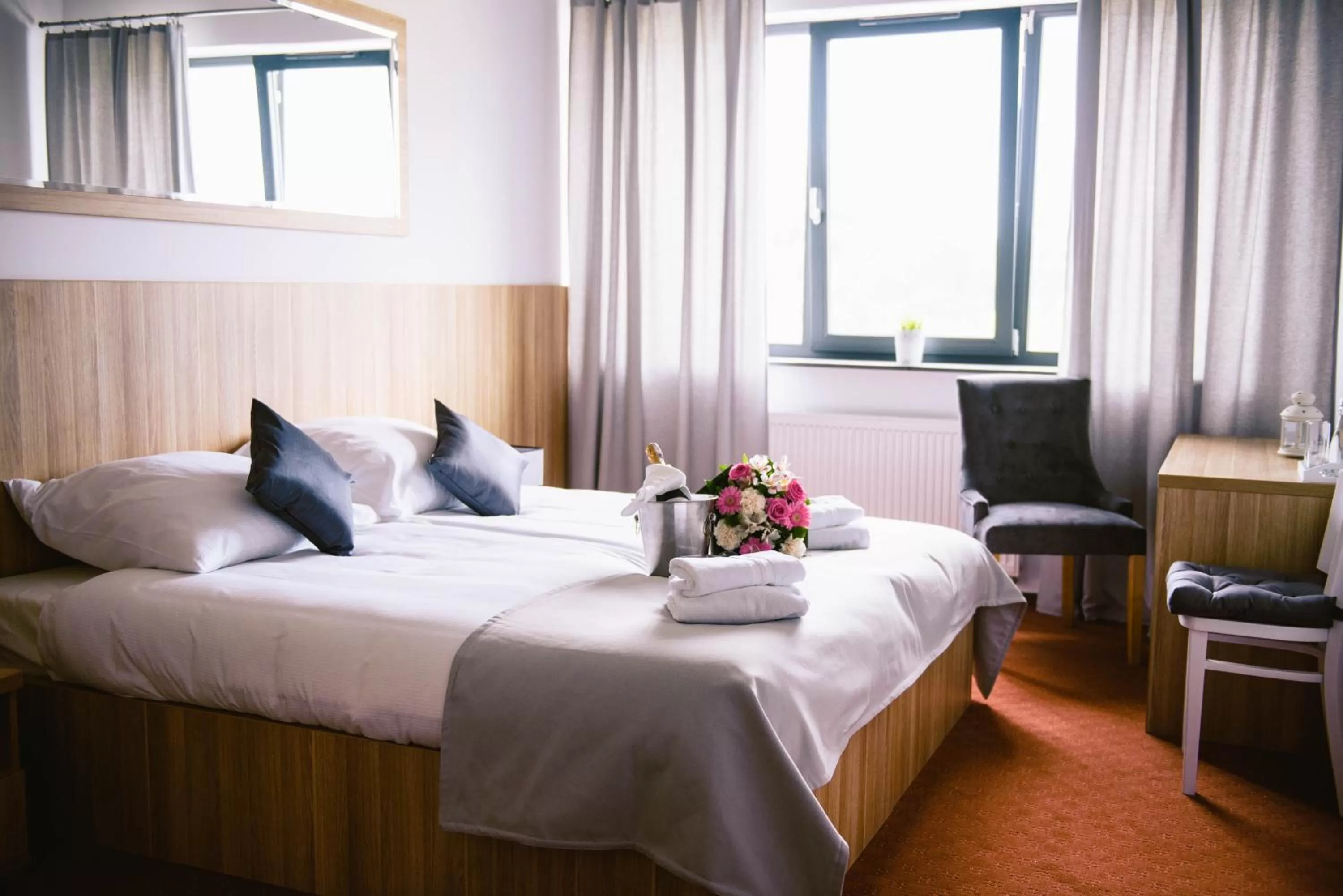 Bed in Hotel Turkovia