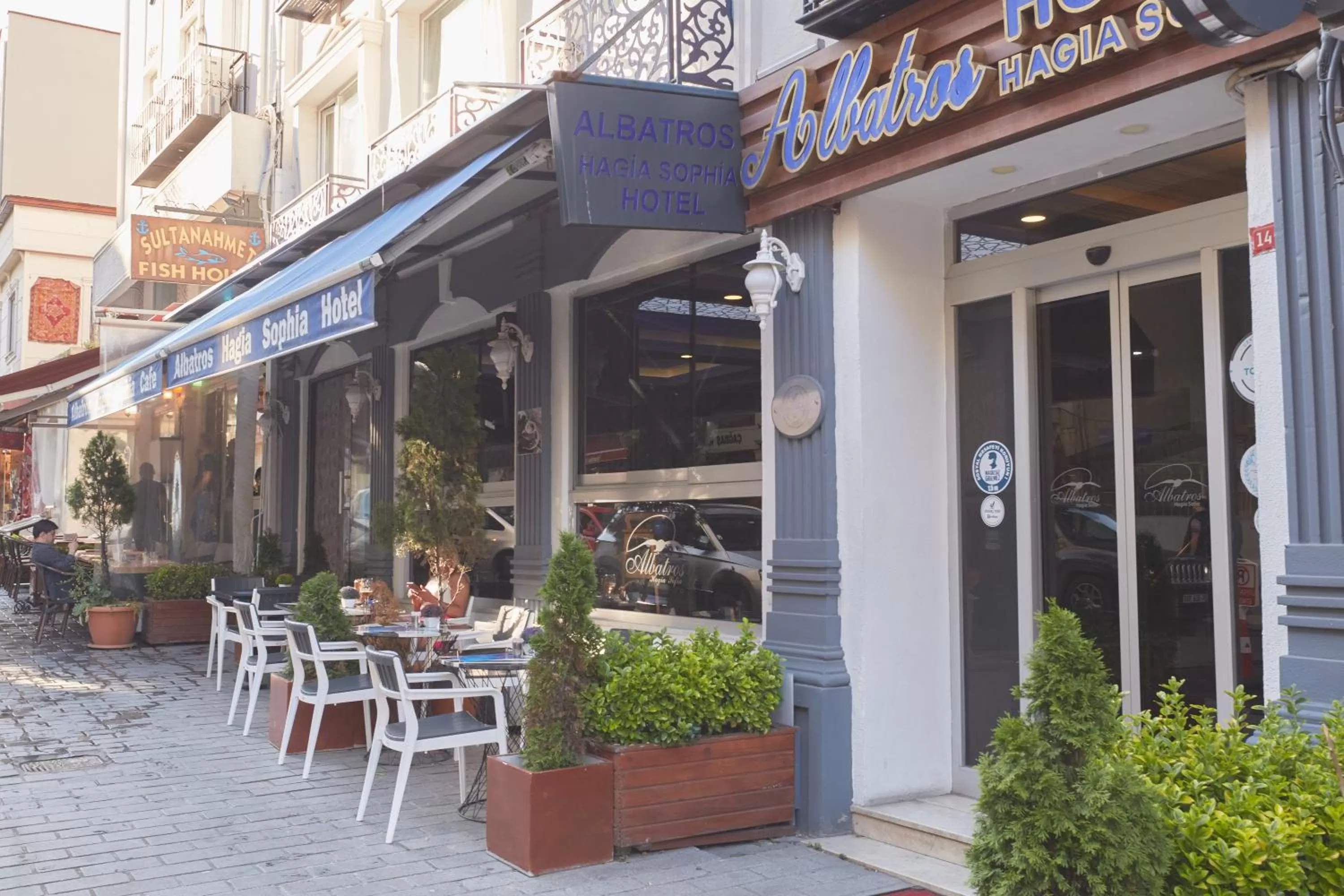 Lobby or reception in Albatros Hagia Sophia Hotel