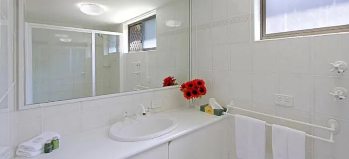 Shower in Main Beach Apartments