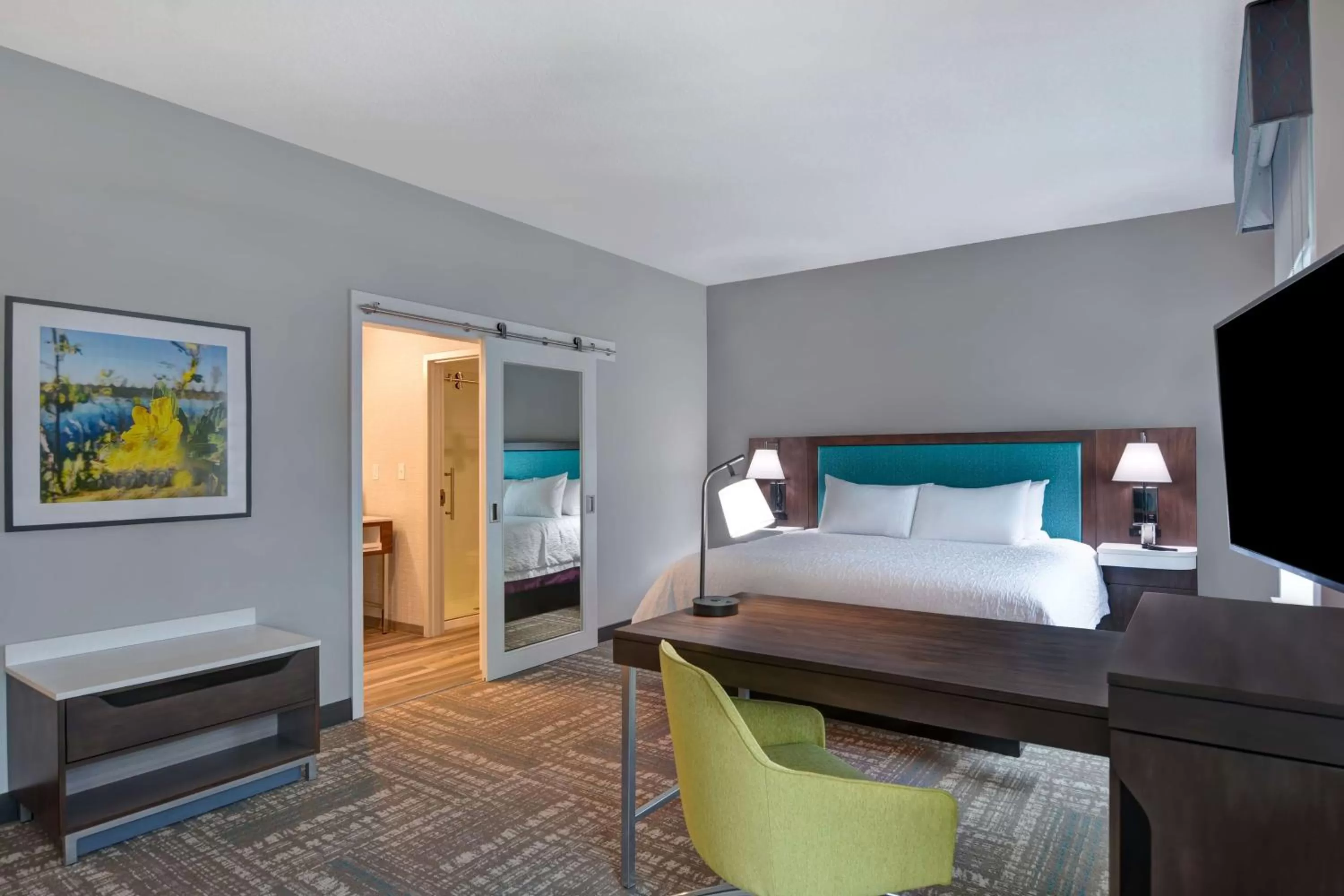 Bed in Hampton Inn & Suites Tampa Riverview Brandon