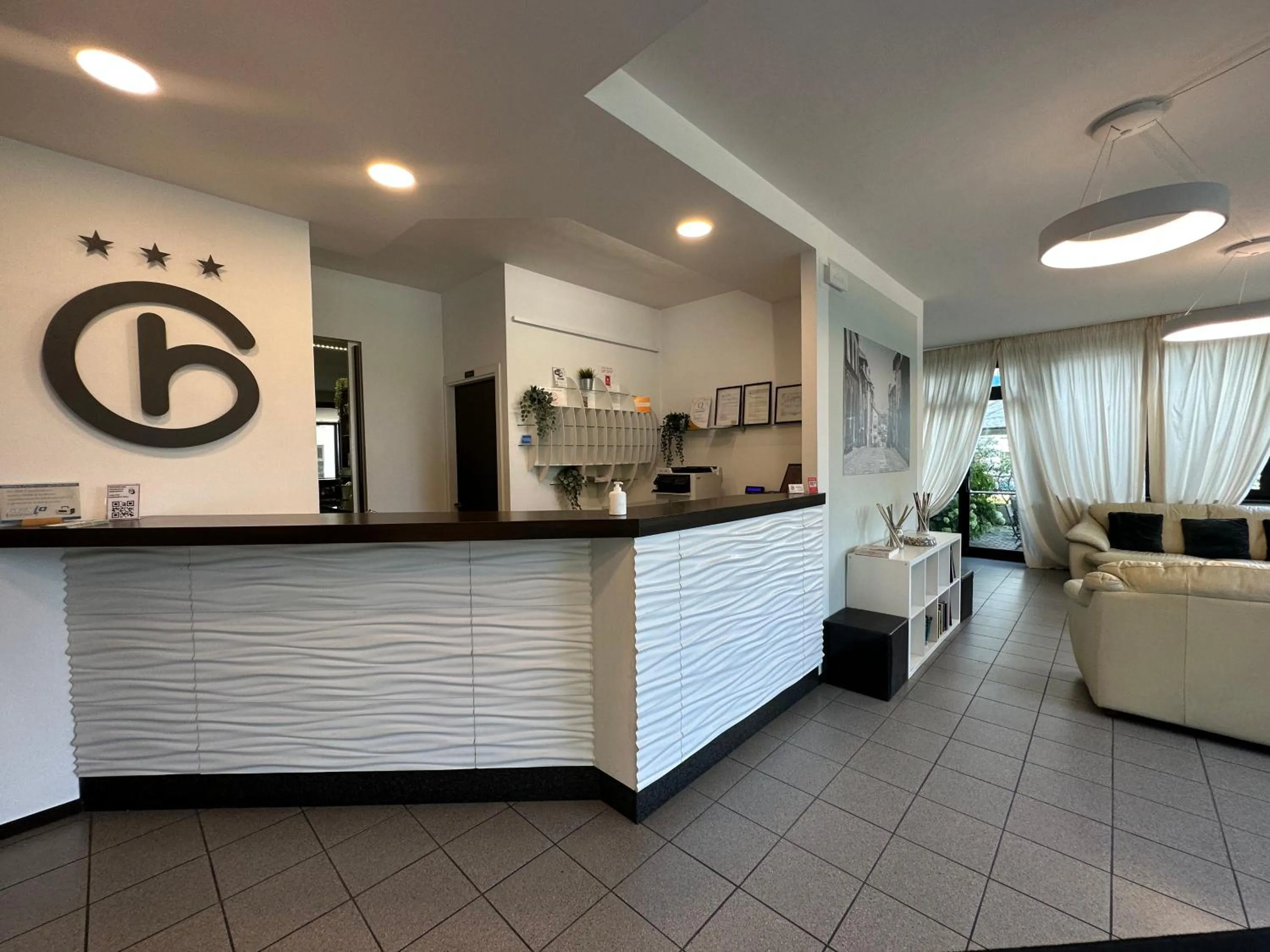 Lobby or reception in Hotel Griselda