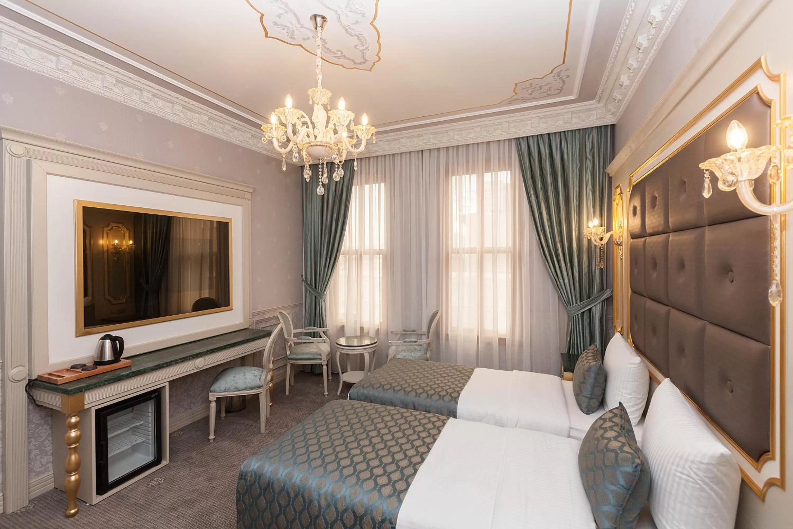 Decorative detail, Bed in Meserret Palace Hotel - Special Category